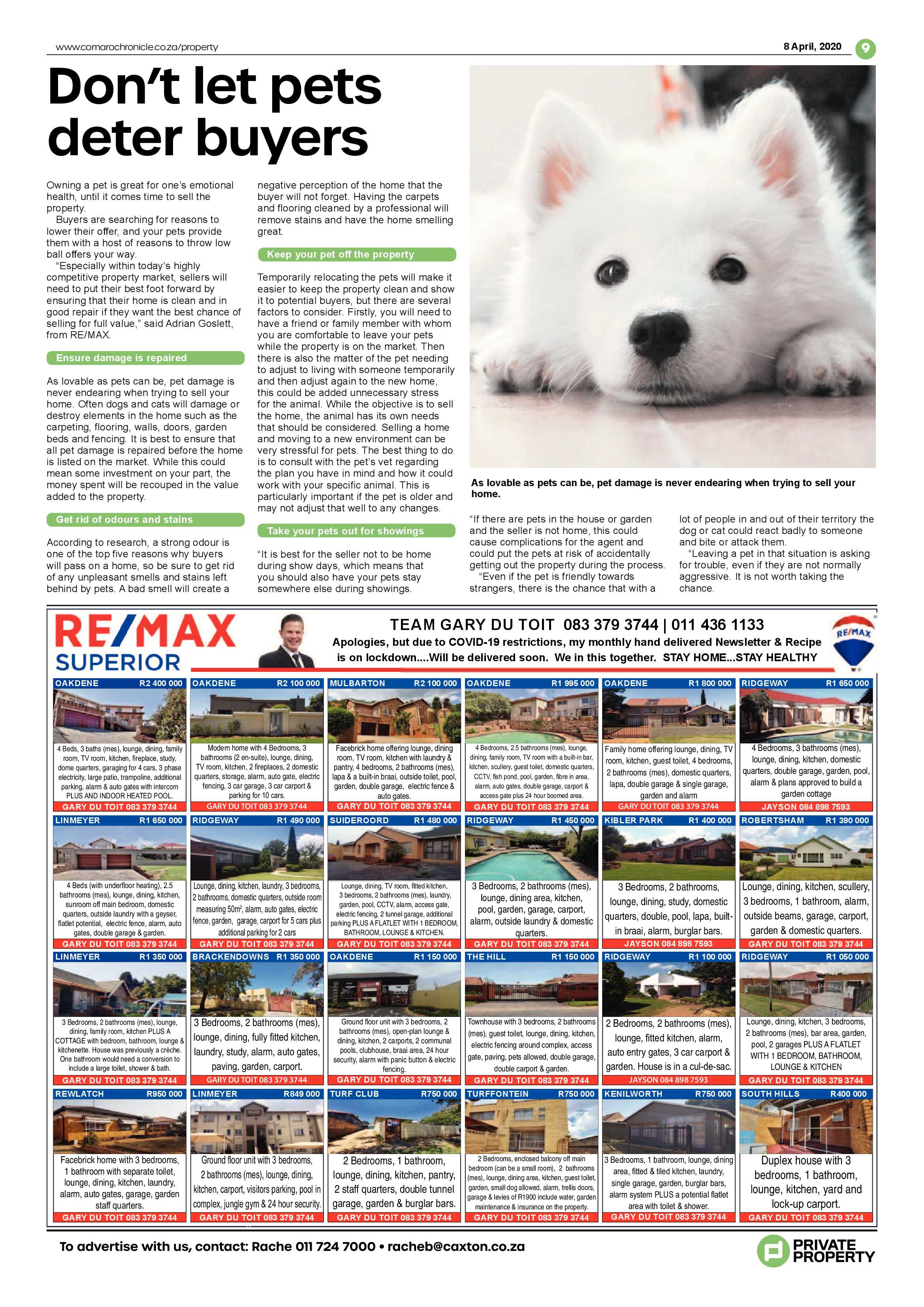 Comaro Chronicle 8 April 2020 page 13