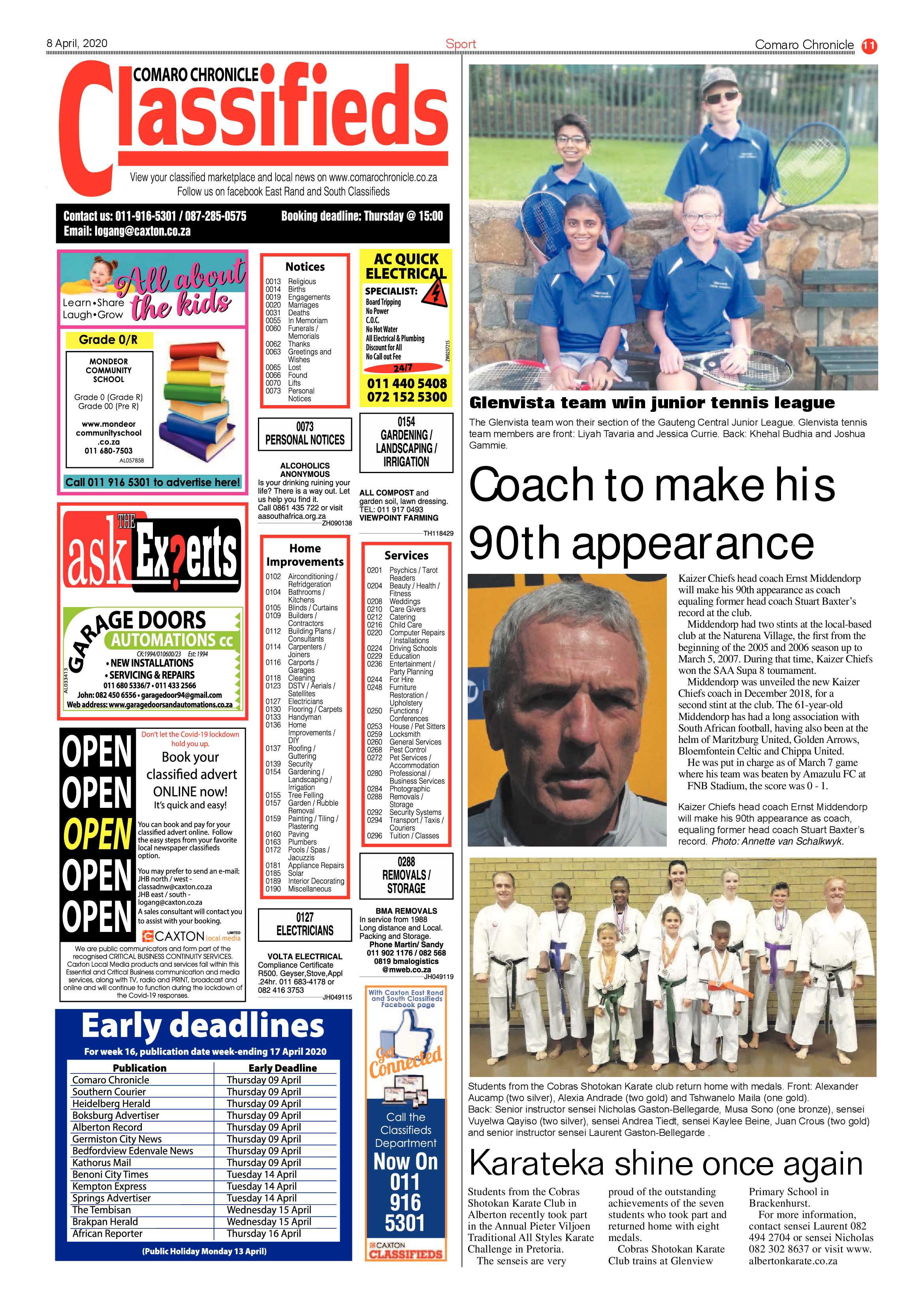 Comaro Chronicle 8 April 2020 page 15
