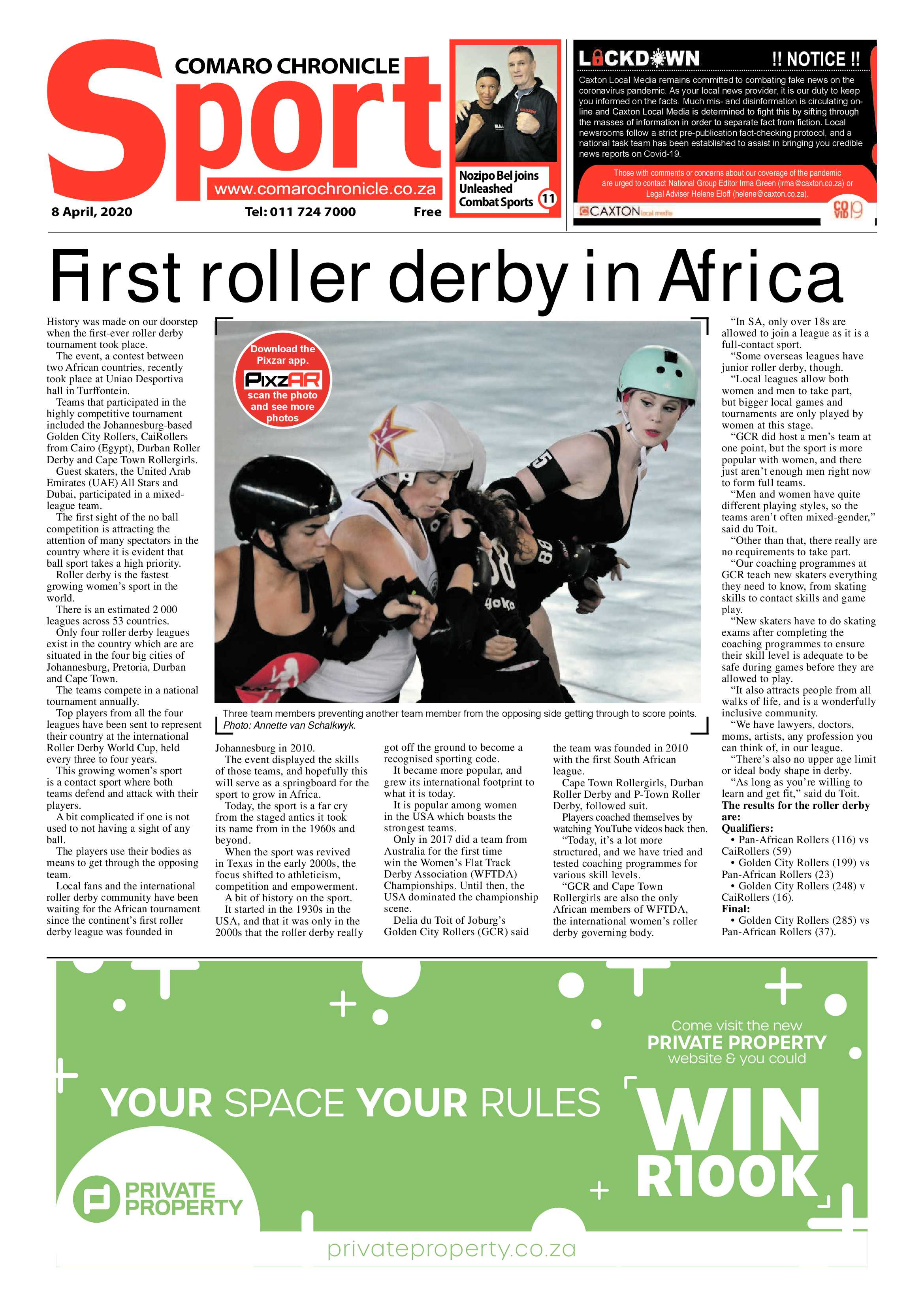 Comaro Chronicle 8 April 2020 page 16