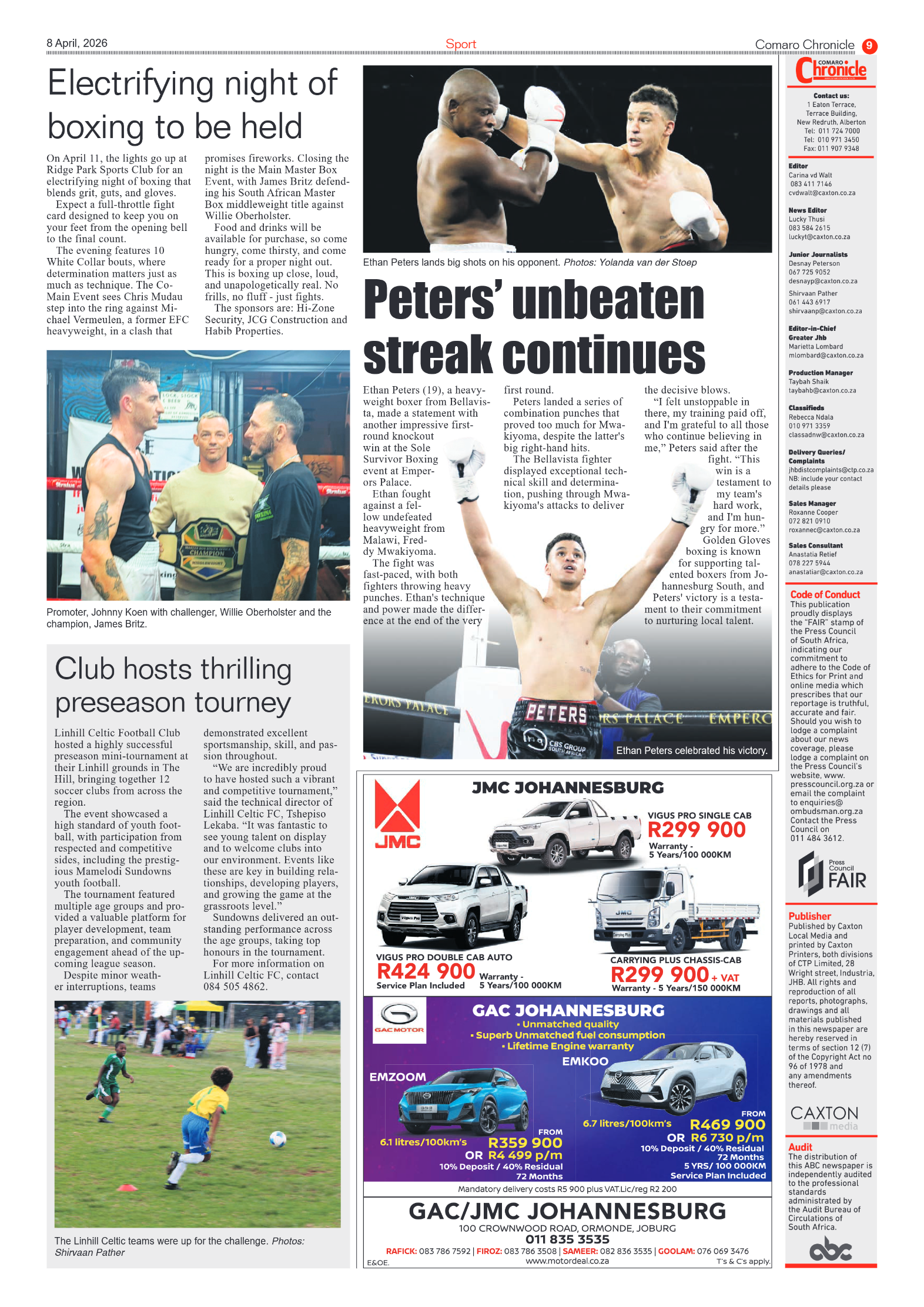 Comaro Chronicle 8 April 2026 page 11