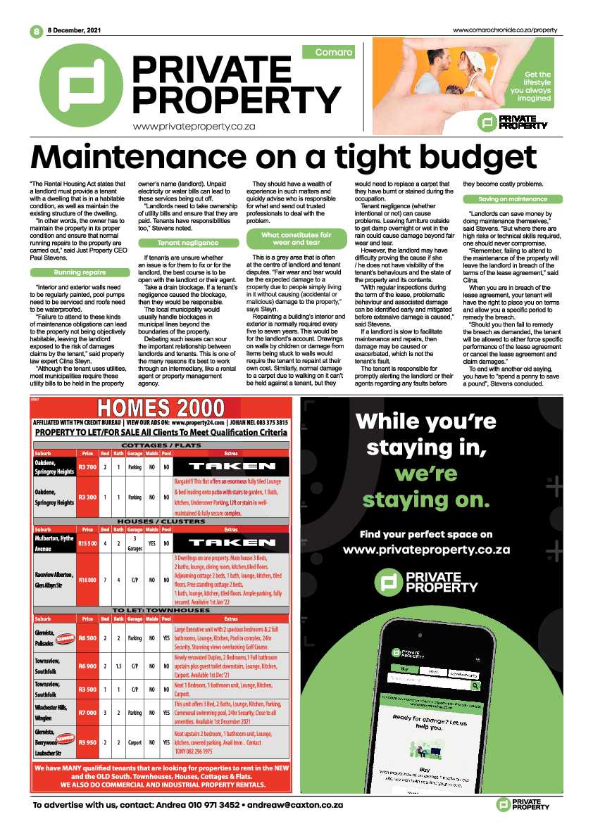 Comaro Chronicle 8 December 2021 page 12