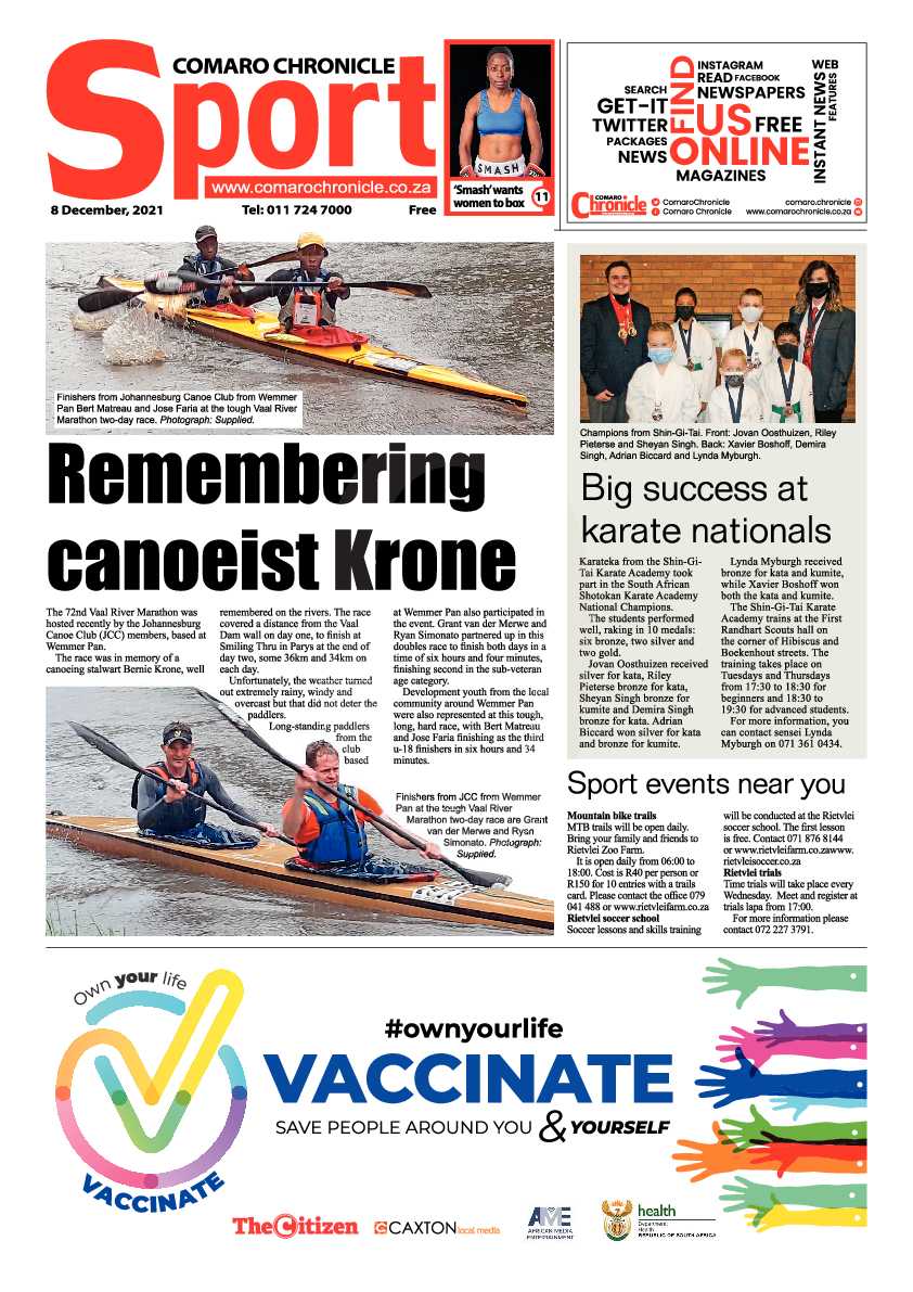 Comaro Chronicle 8 December 2021 page 16