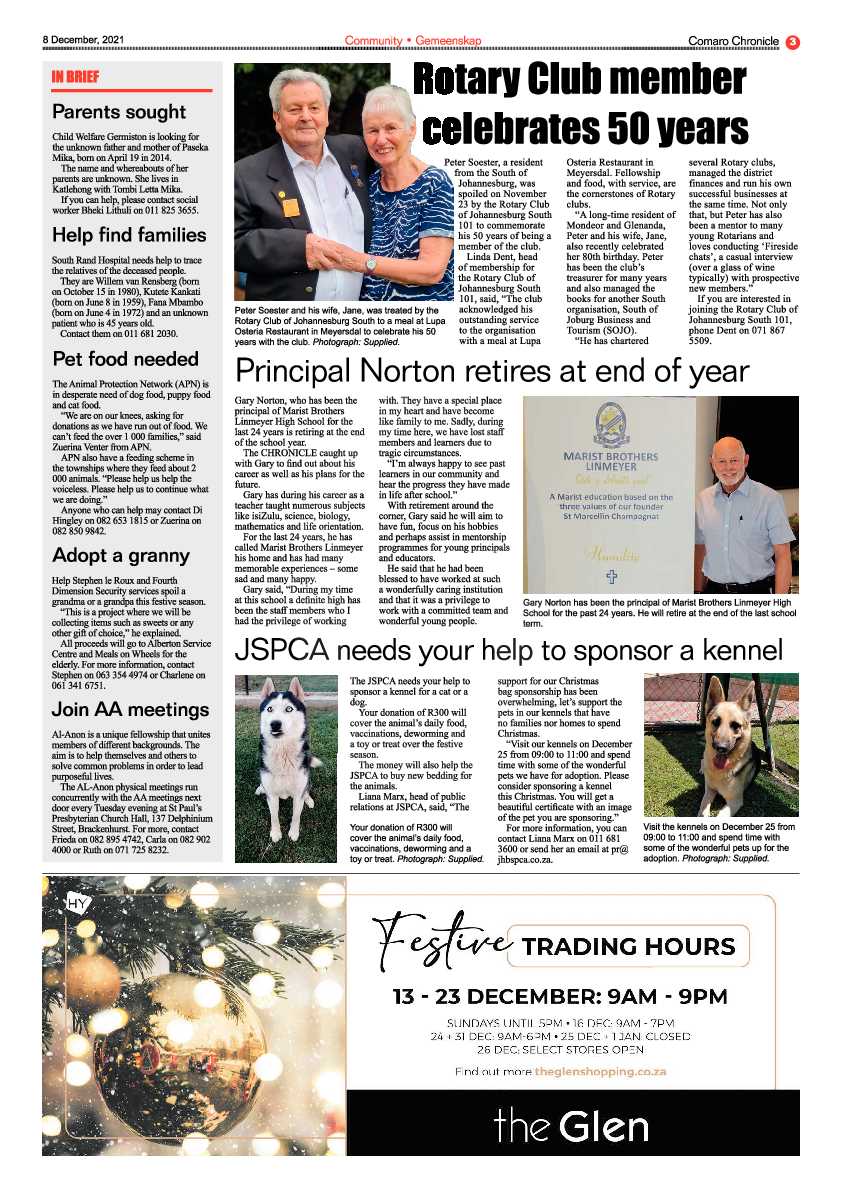 Comaro Chronicle 8 December 2021 page 7