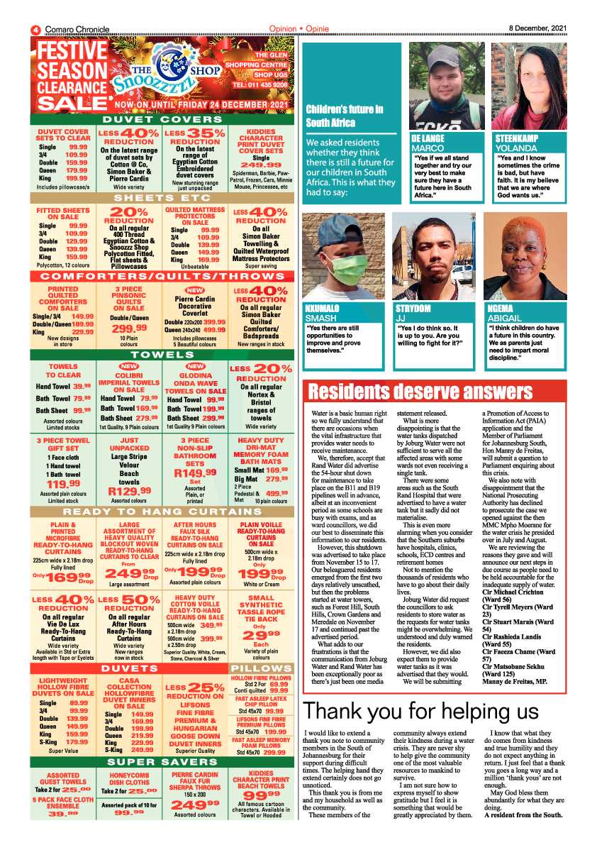 Comaro Chronicle 8 December 2021 page 8