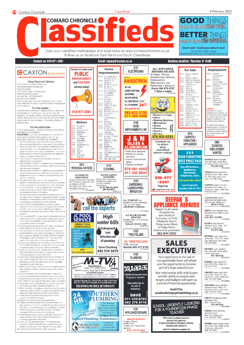 Comaro Chronicle 8 February 2023 page 14