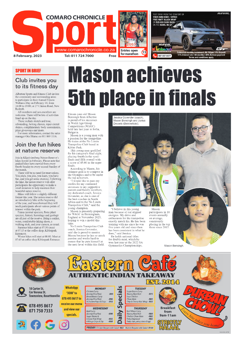Comaro Chronicle 8 February 2023 page 16