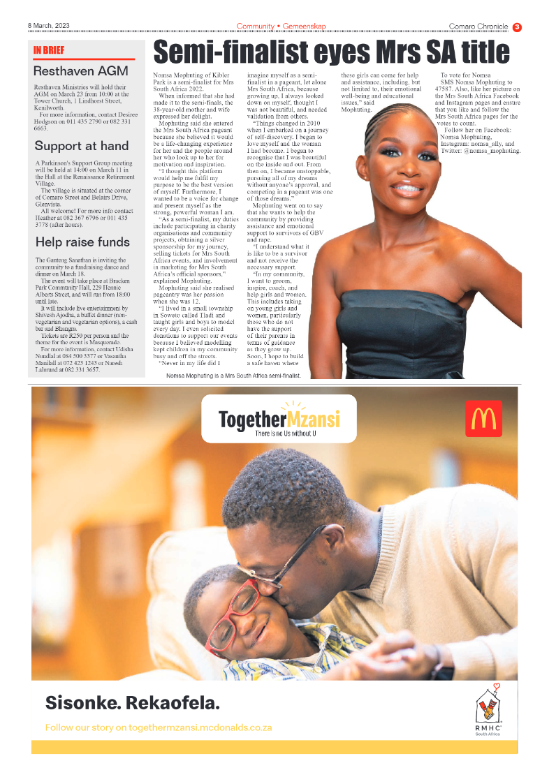 Comaro Chronicle 8 March 2023 page 3