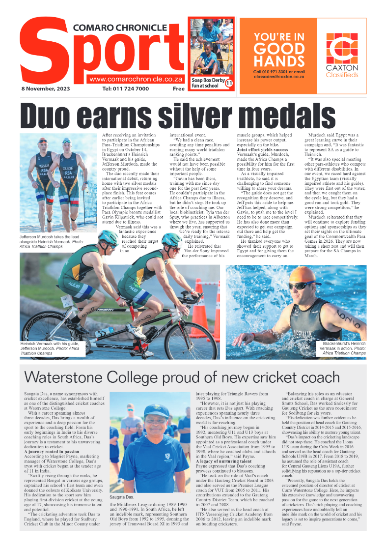Comaro Chronicle 8 November 2023 page 12