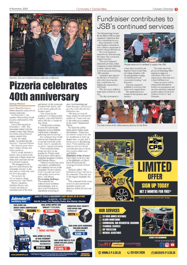 Comaro Chronicle 8 November 2023 page 3