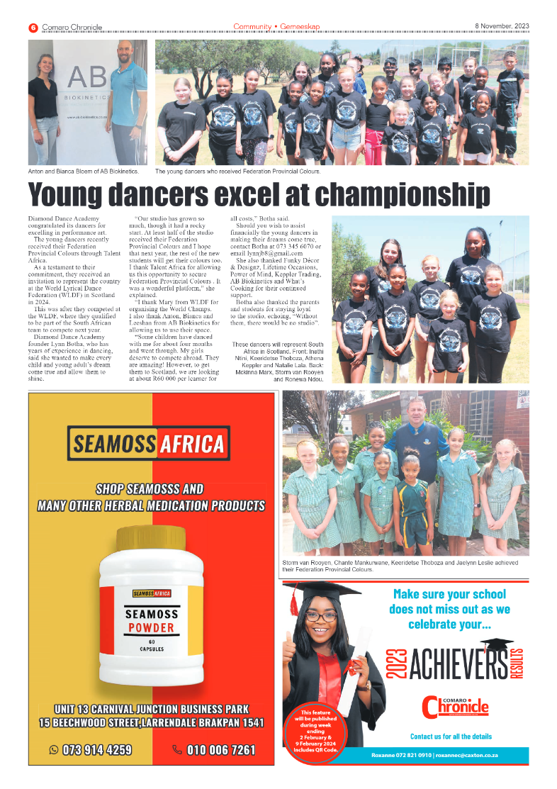 Comaro Chronicle 8 November 2023 page 6