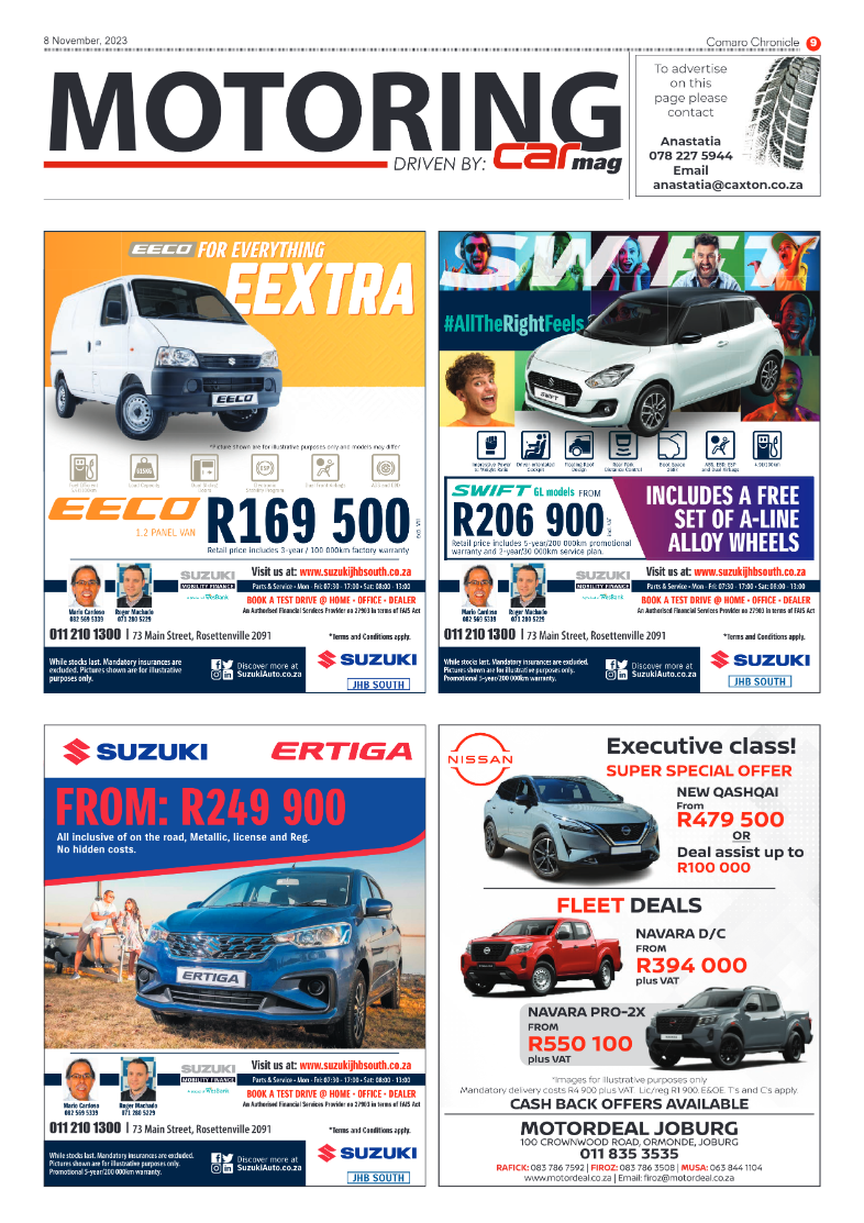Comaro Chronicle 8 November 2023 page 9