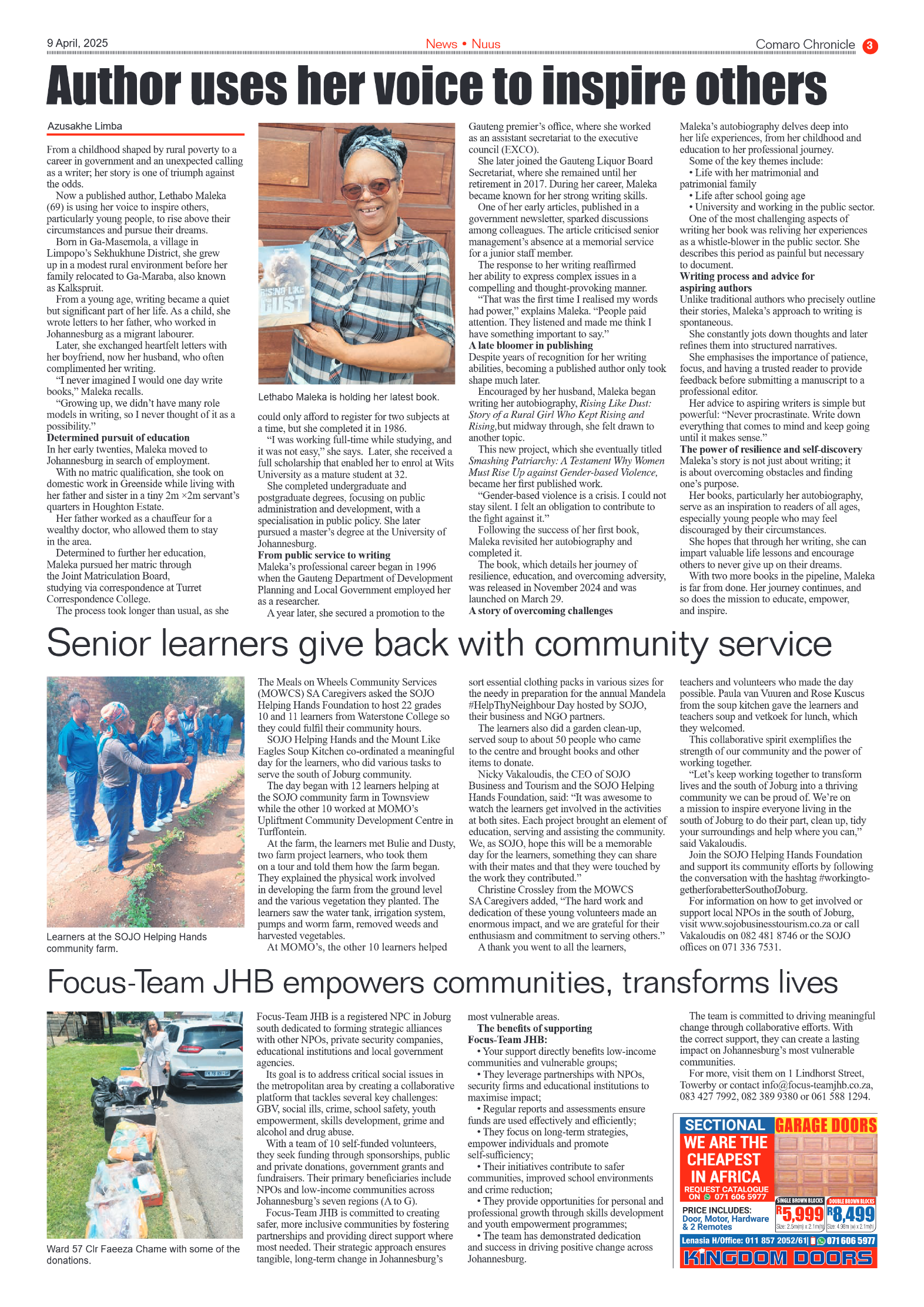 Comaro Chronicle 9 April 2025 page 5