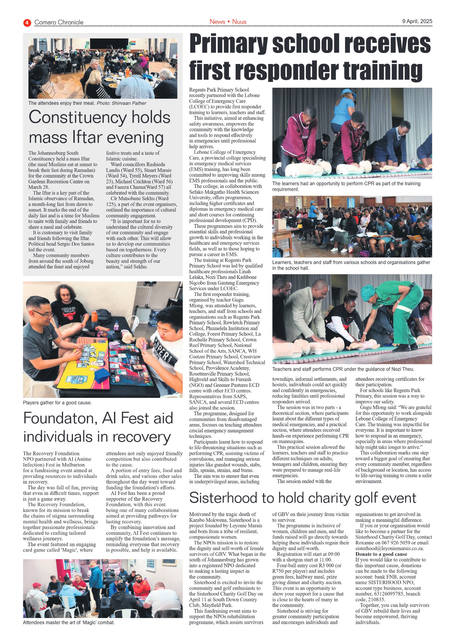 Comaro Chronicle 9 April 2025 page 6