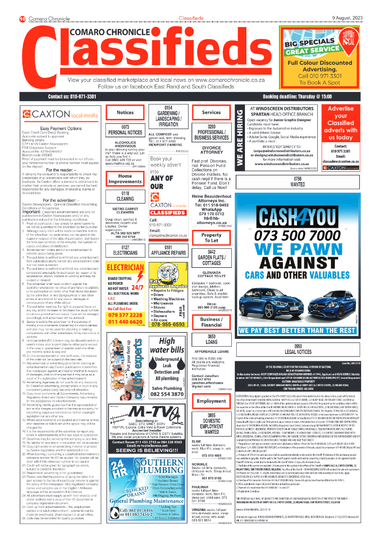 Comaro Chronicle 9 August 2023 page 10