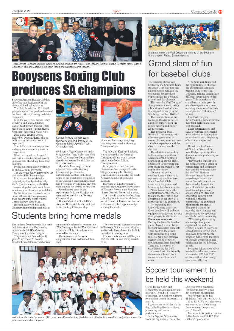 Comaro Chronicle 9 August 2023 page 11