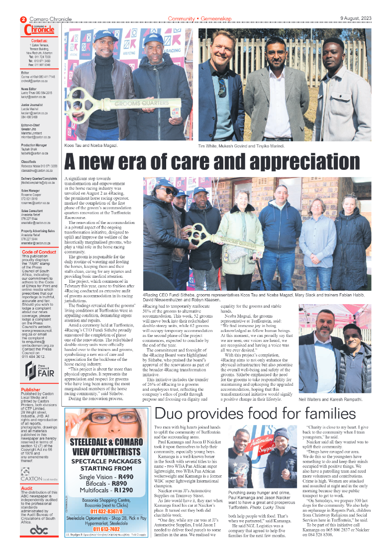 Comaro Chronicle 9 August 2023 page 2