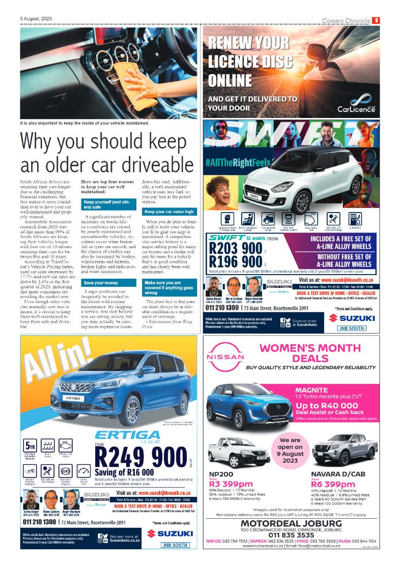 Comaro Chronicle 9 August 2023 page 9