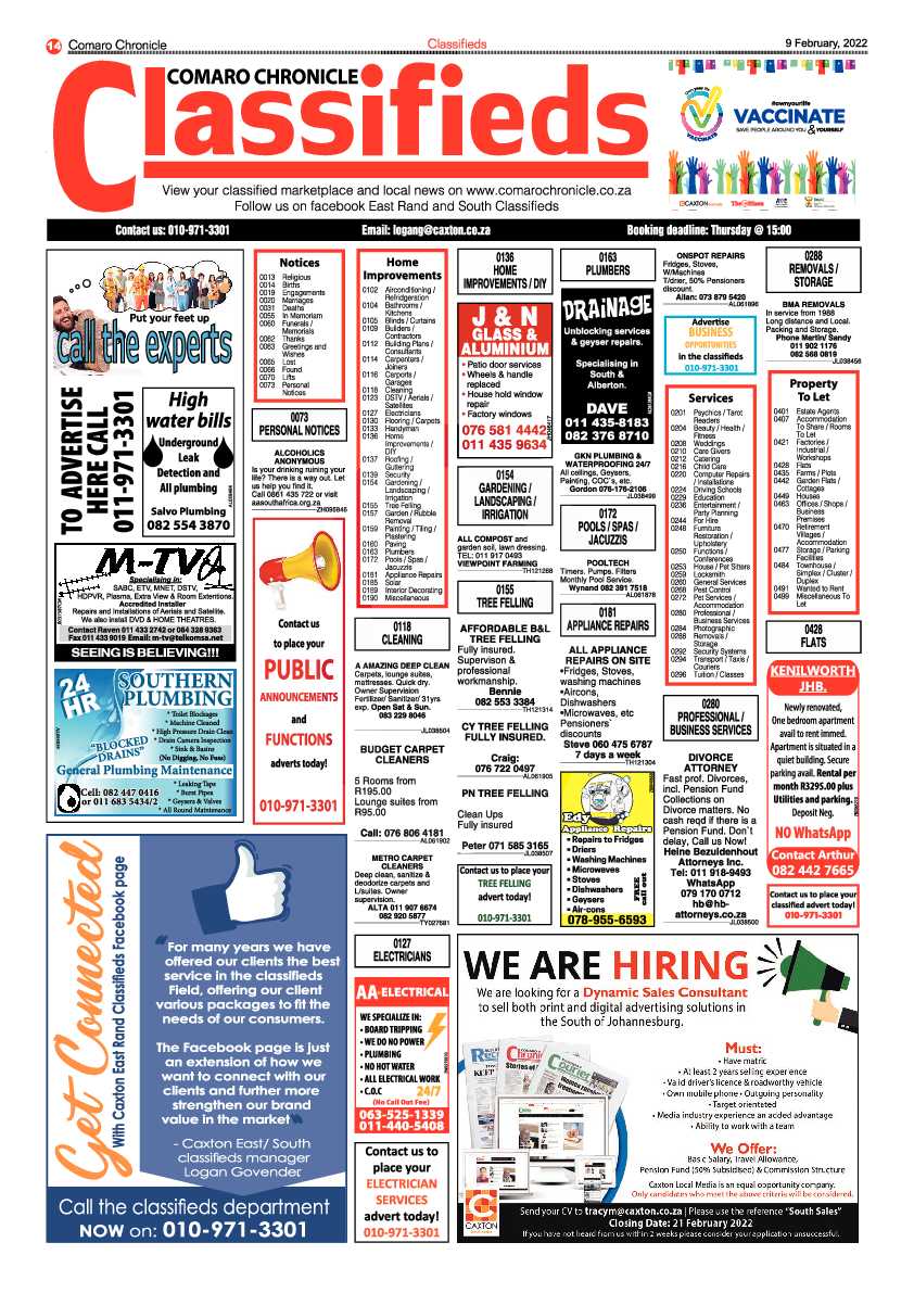 Comaro Chronicle 9 February 2022 page 16