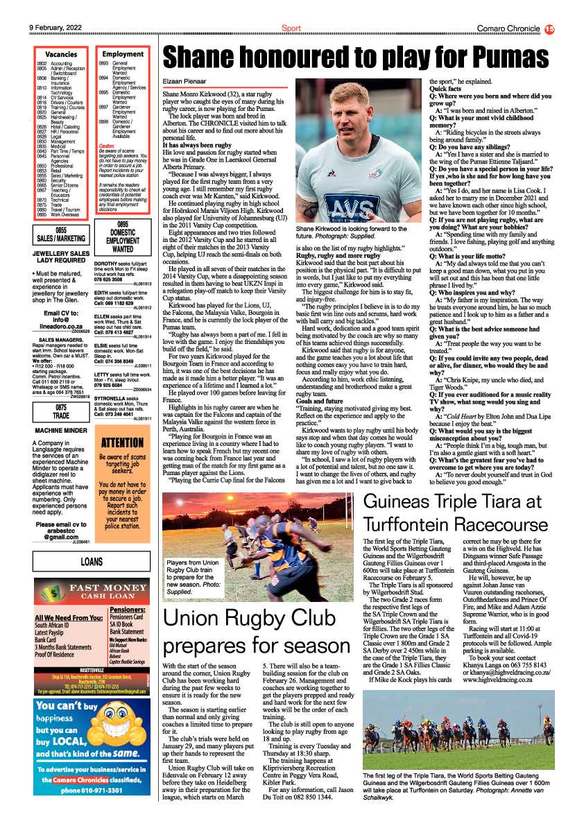 Comaro Chronicle 9 February 2022 page 17