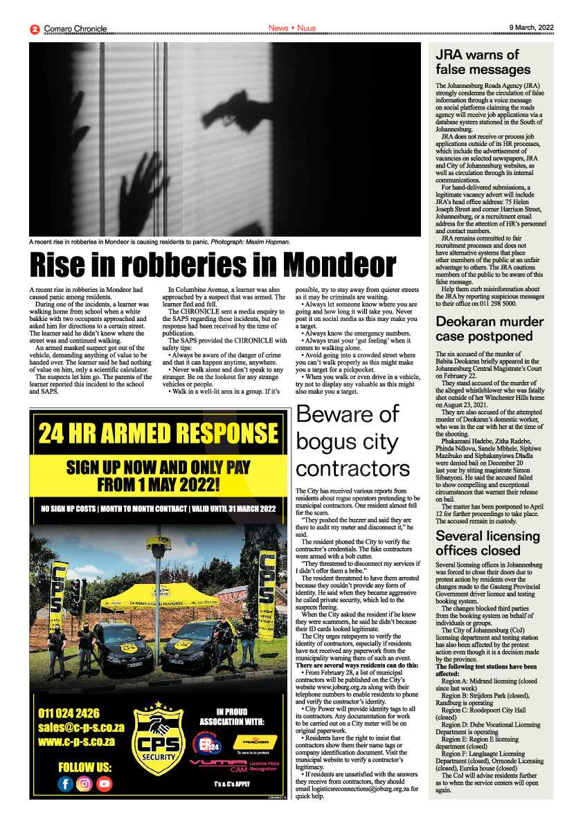 Comaro Chronicle 9 March 2022 page 4