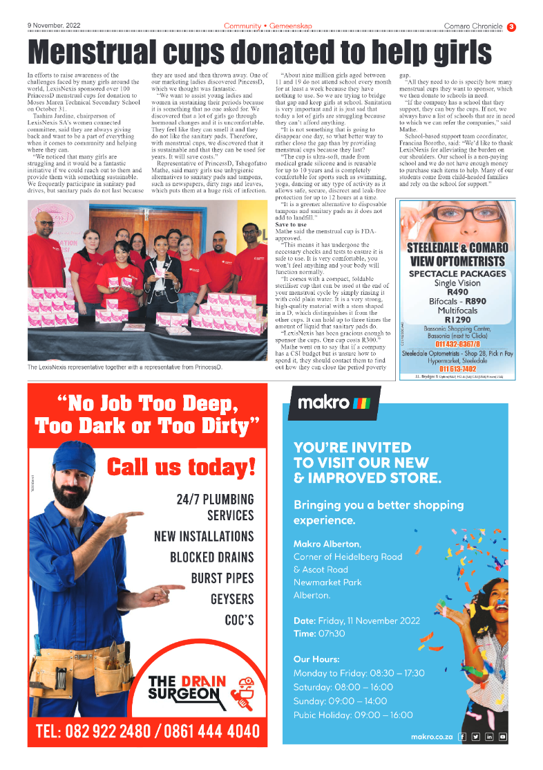 Comaro Chronicle 9 Nov 2022 page 3