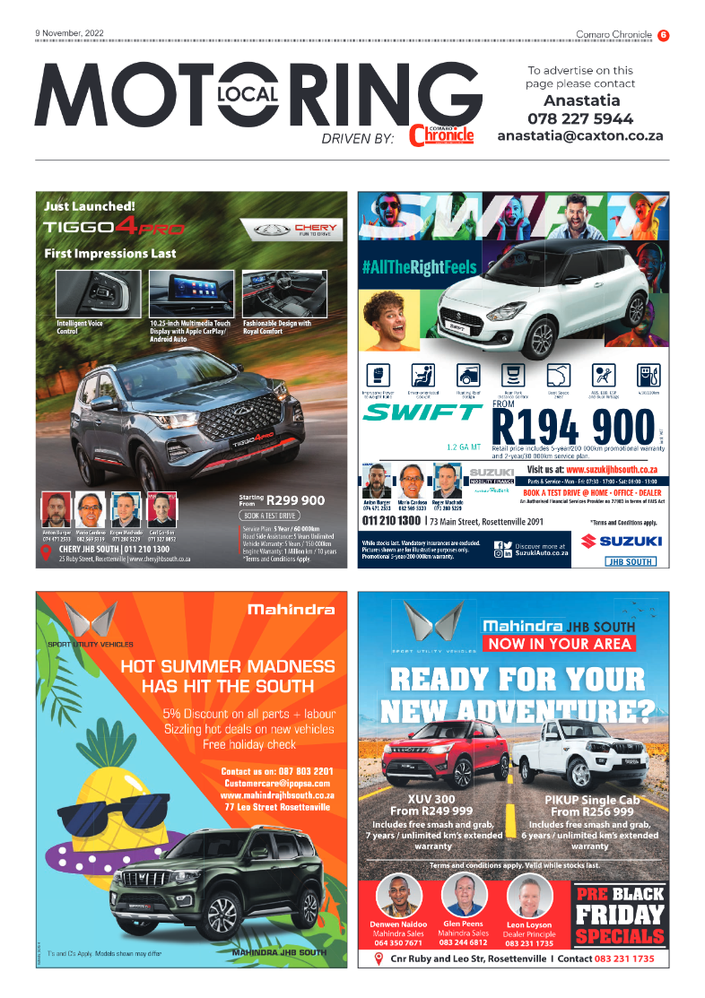 Comaro Chronicle 9 Nov 2022 page 6
