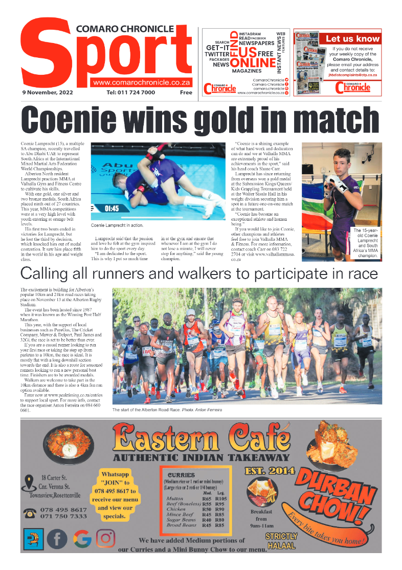 Comaro Chronicle 9 Nov 2022 page 8