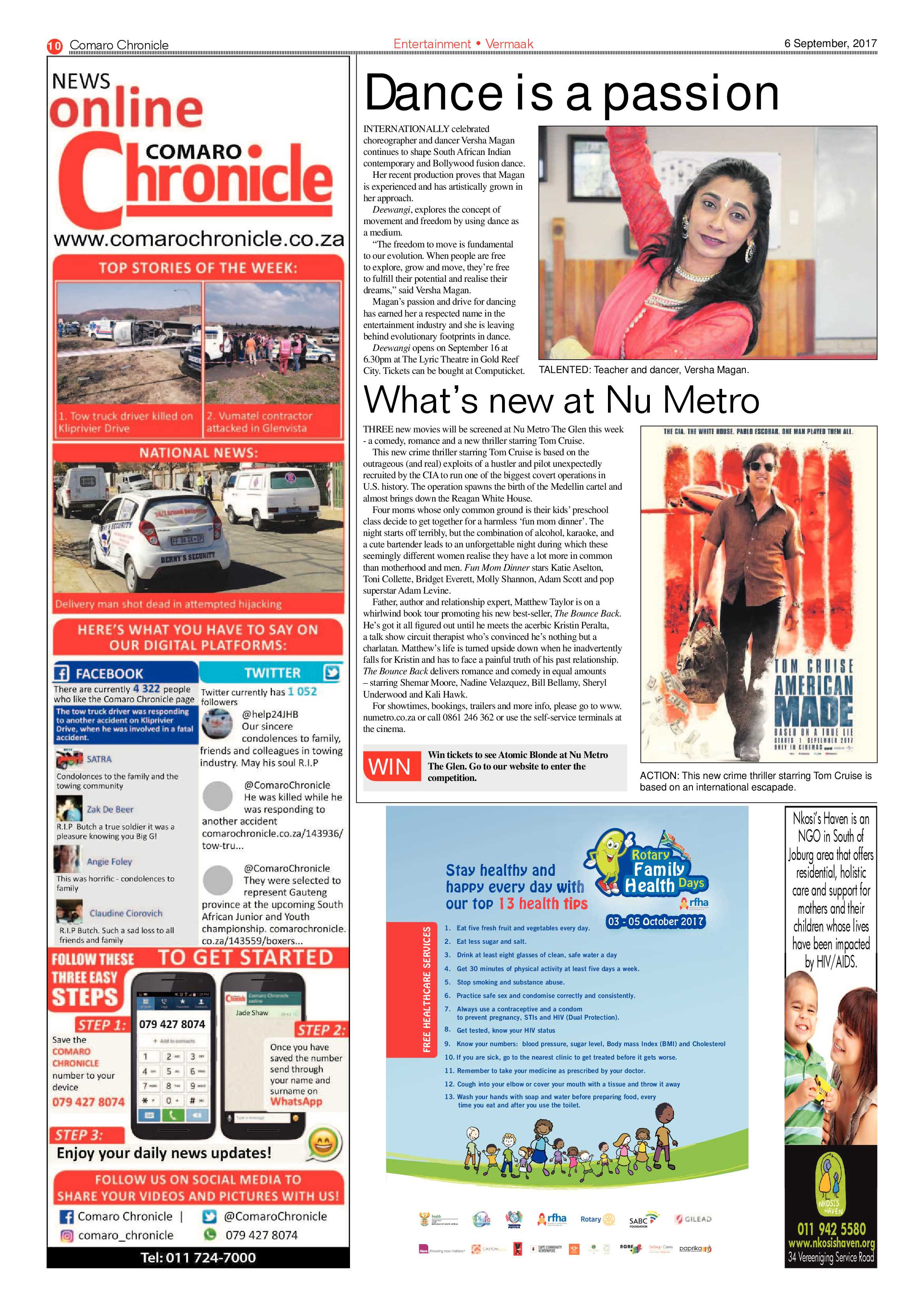 Comaro Chronicle News 06 September 2017 page 10