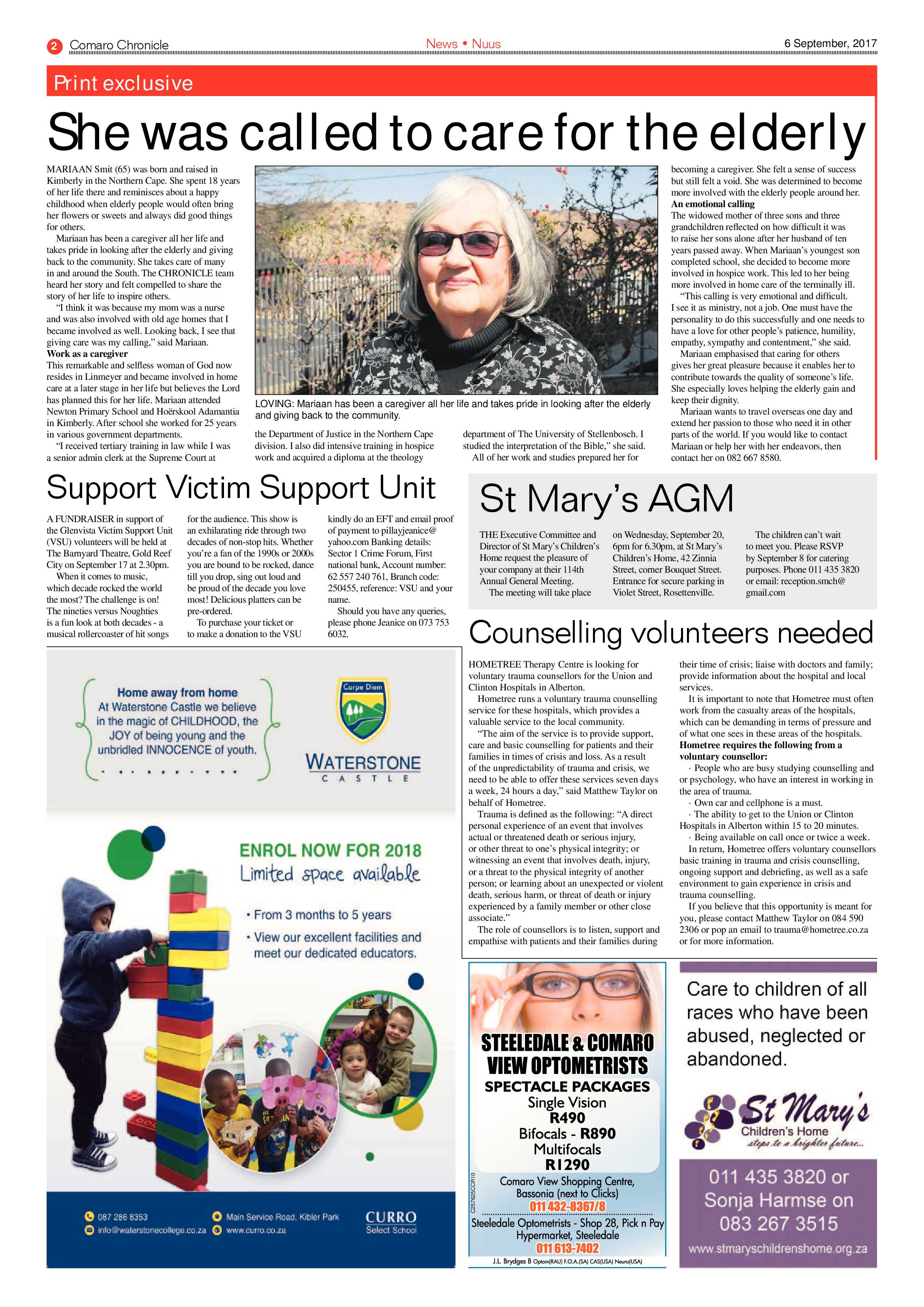 Comaro Chronicle News 06 September 2017 page 2