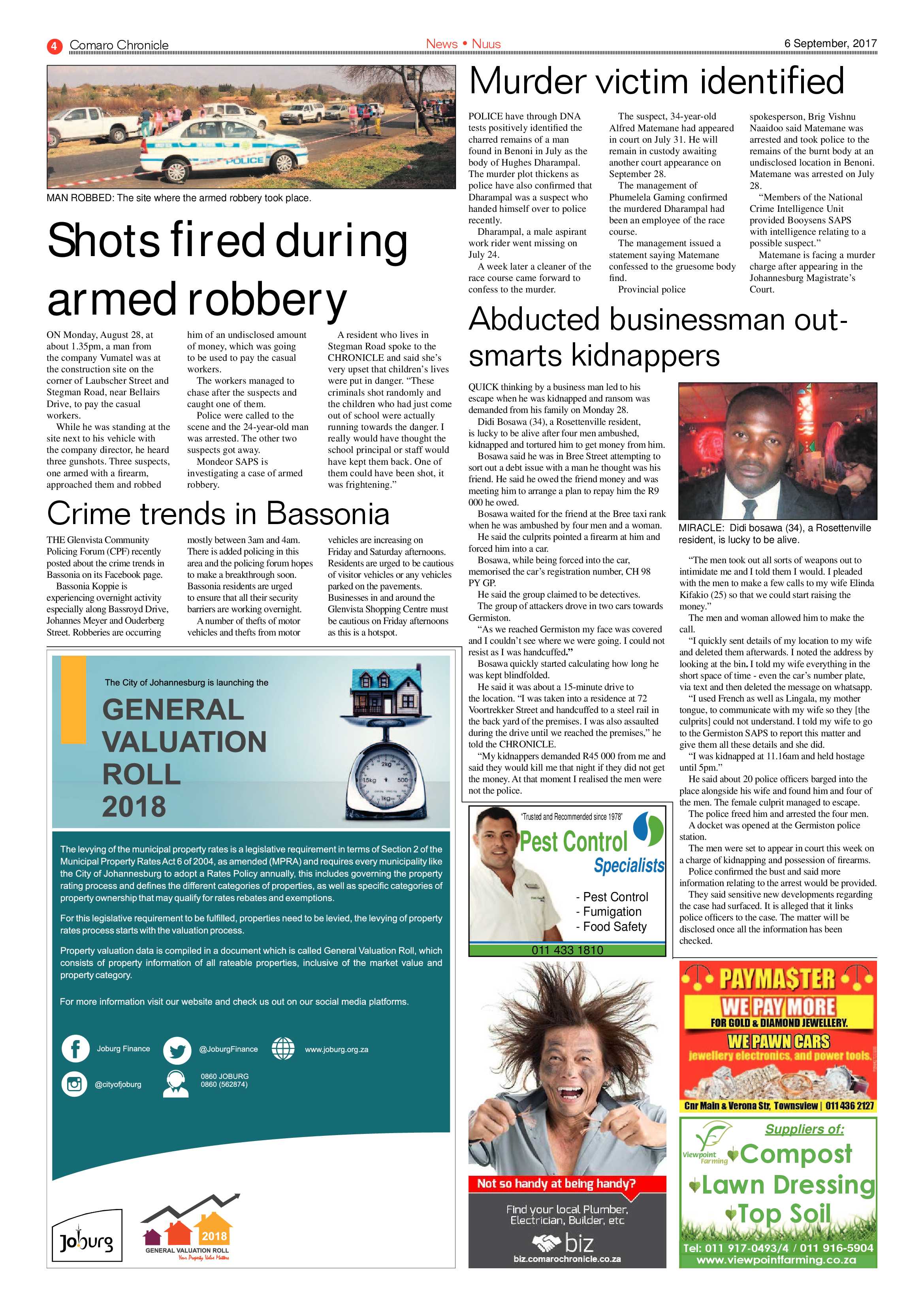 Comaro Chronicle News 06 September 2017 page 4