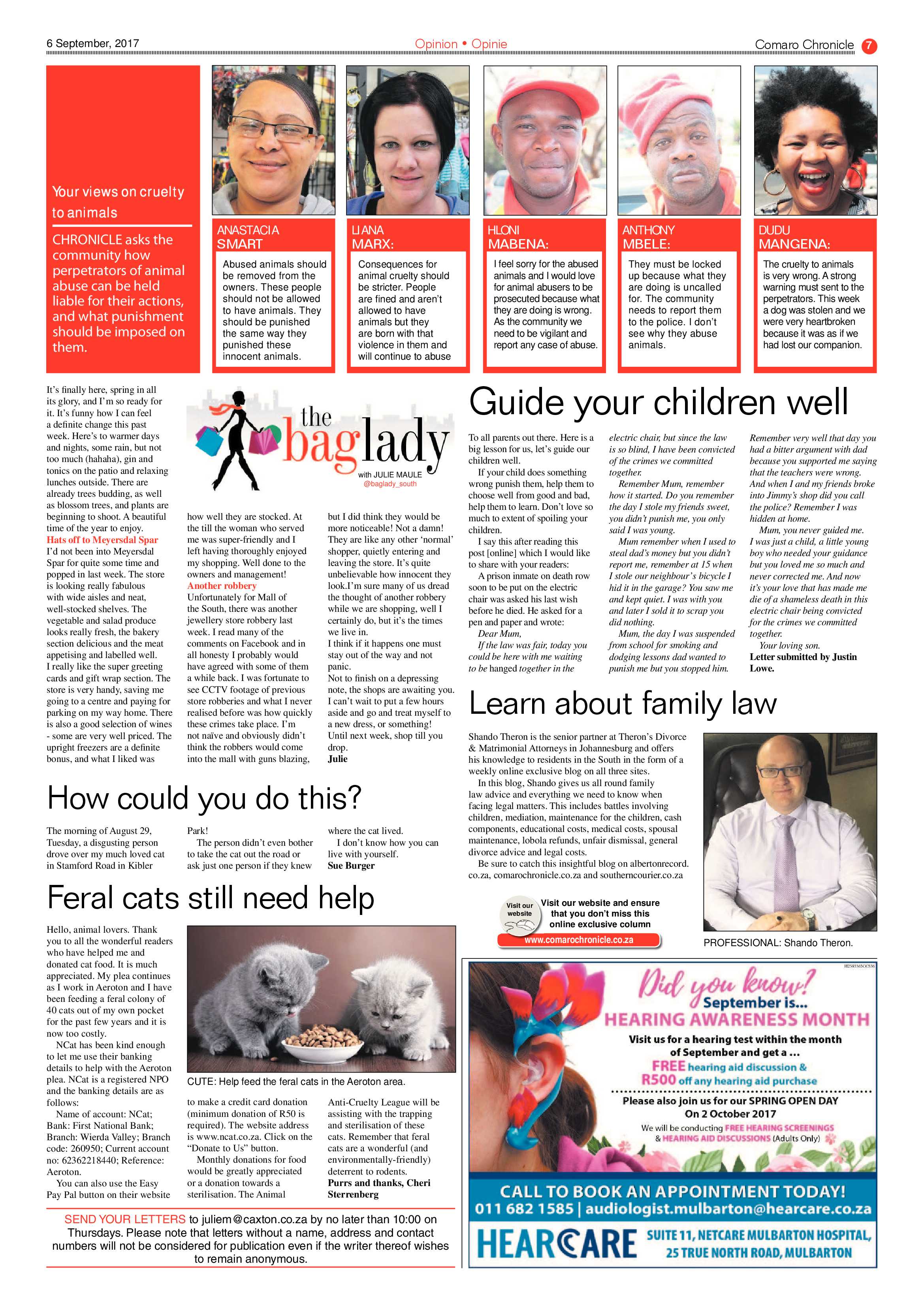 Comaro Chronicle News 06 September 2017 page 7