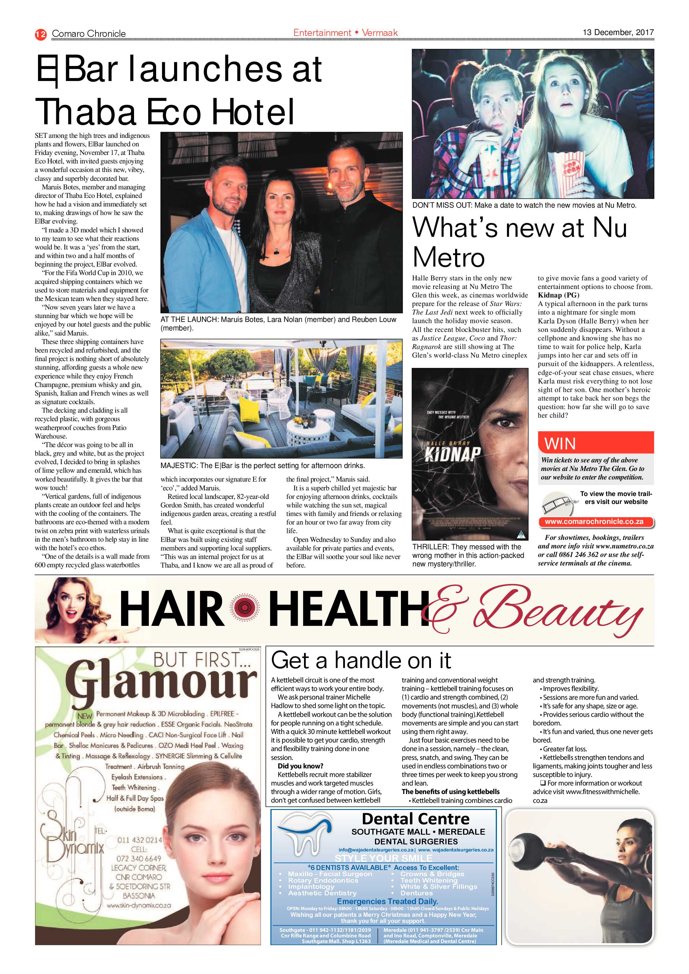 Comaro Chronicle News 13 December 2017 page 12