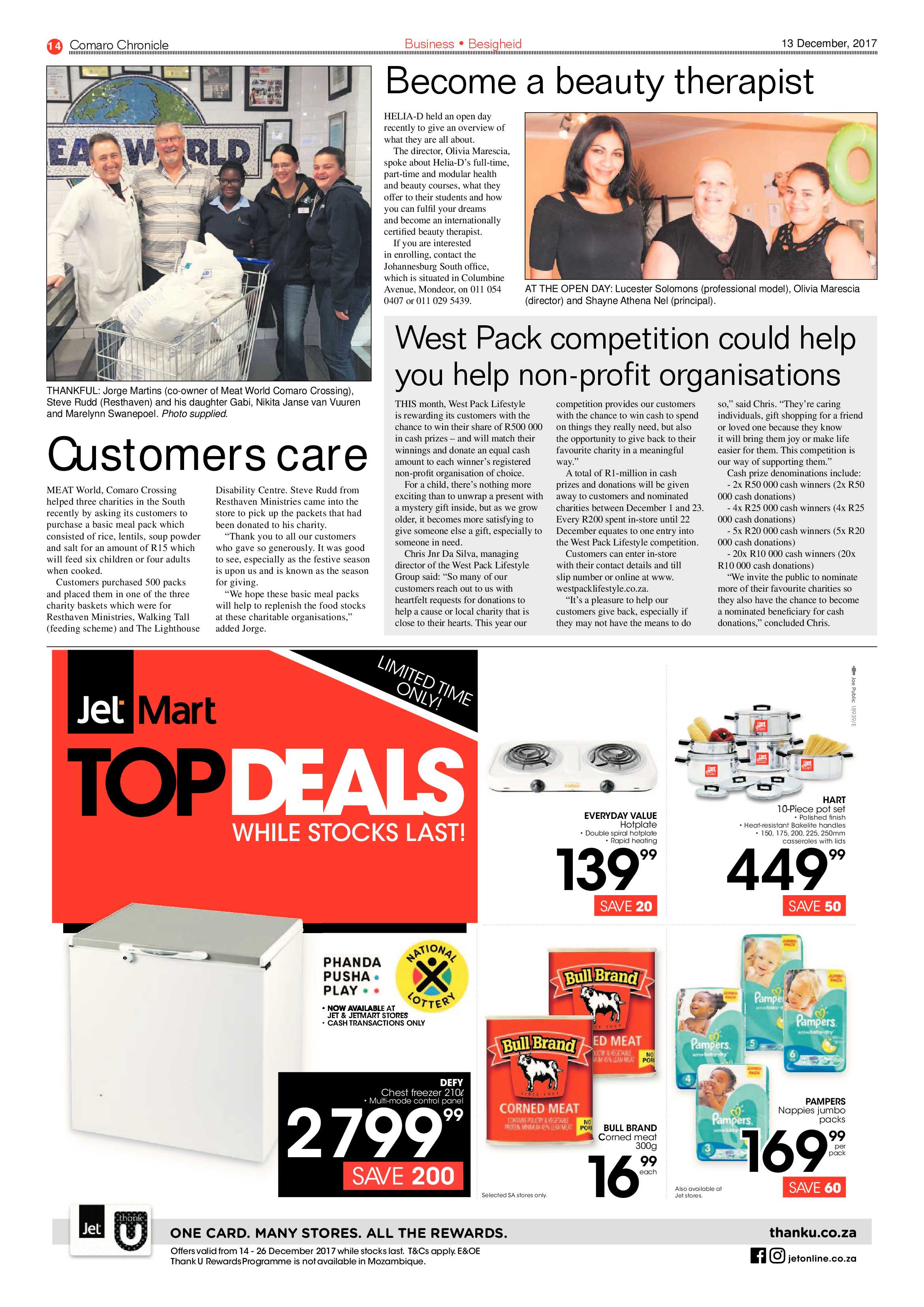 Comaro Chronicle News 13 December 2017 page 14