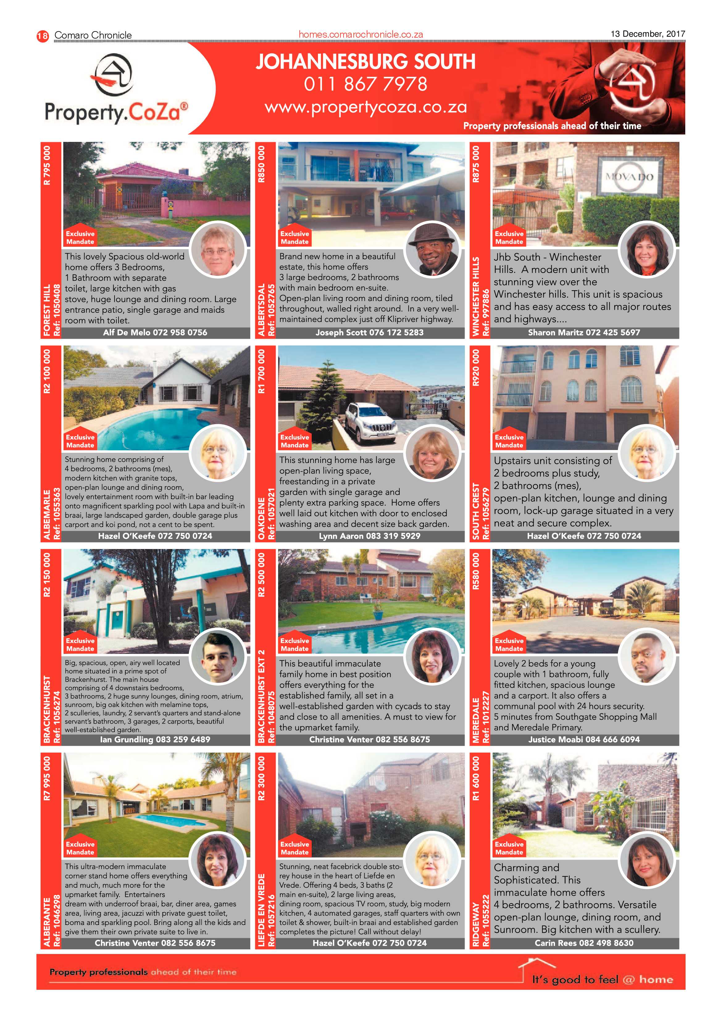 Comaro Chronicle News 13 December 2017 page 18