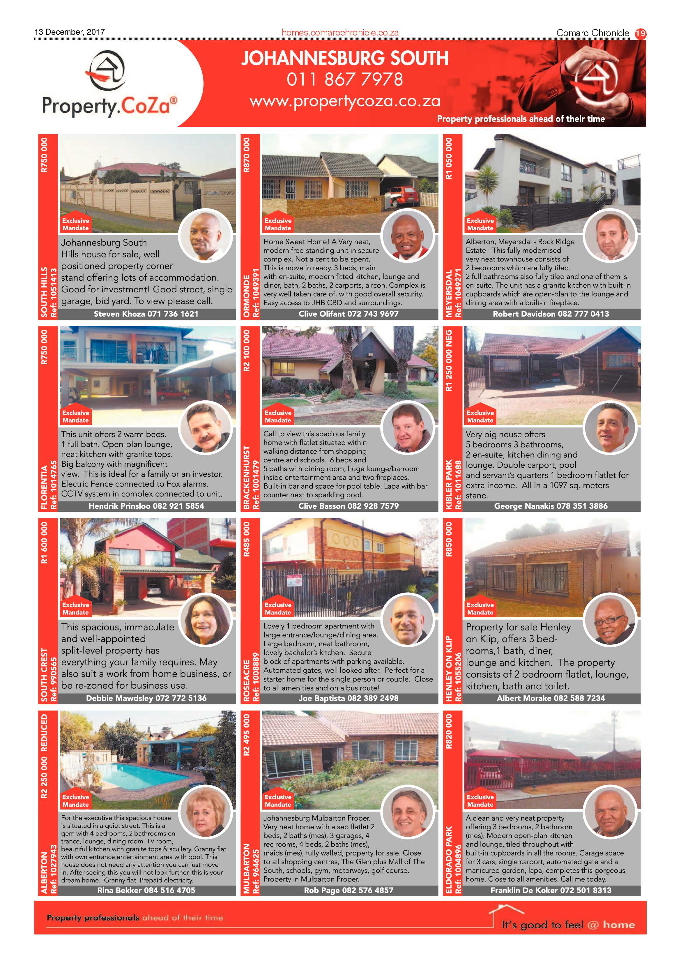 Comaro Chronicle News 13 December 2017 page 19