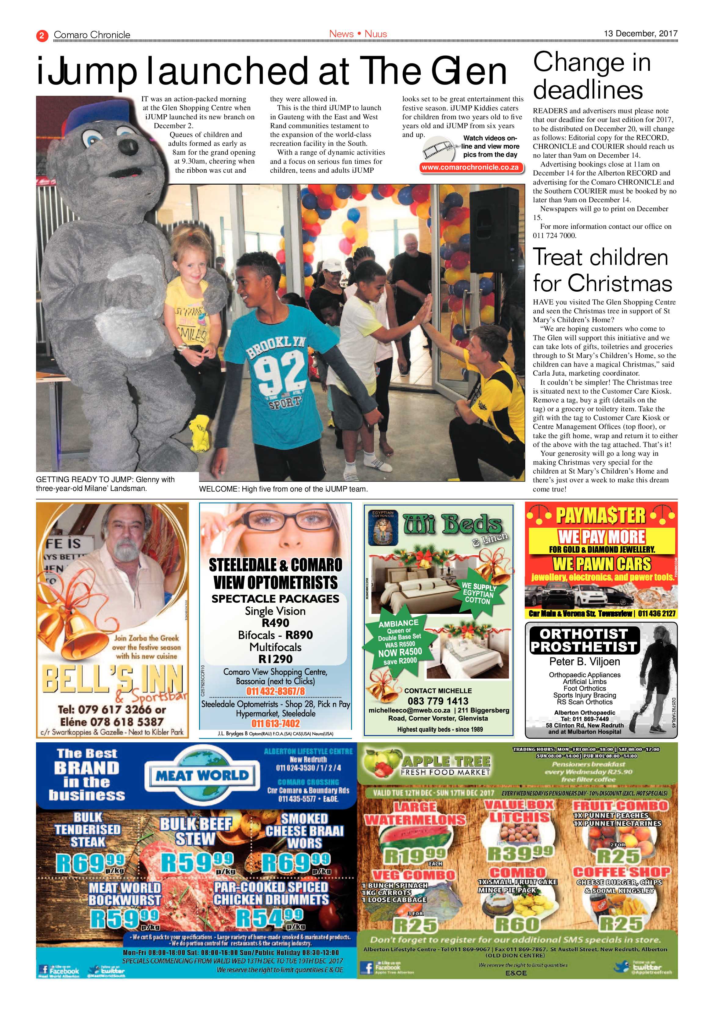 Comaro Chronicle News 13 December 2017 page 2
