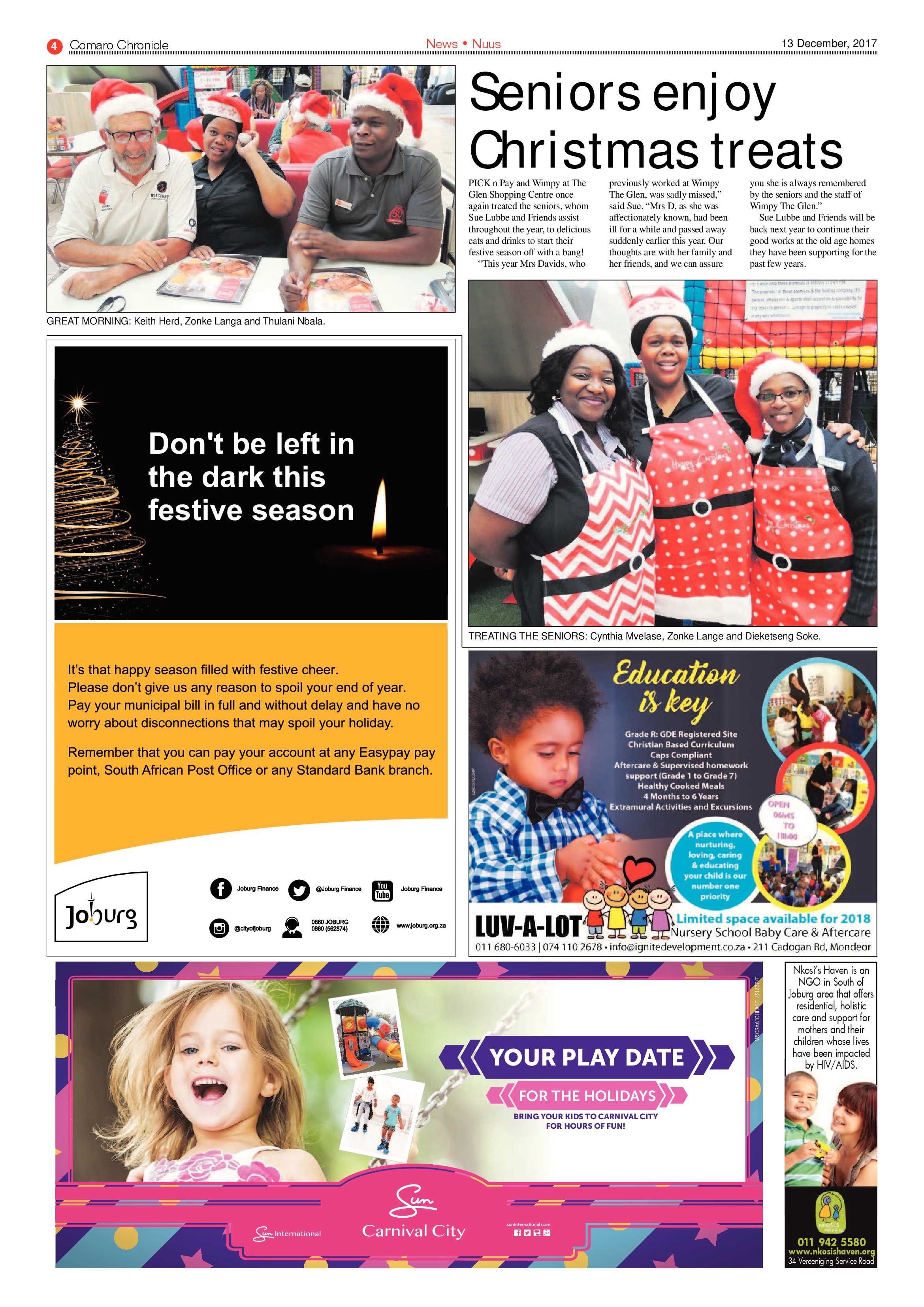 Comaro Chronicle News 13 December 2017 page 4