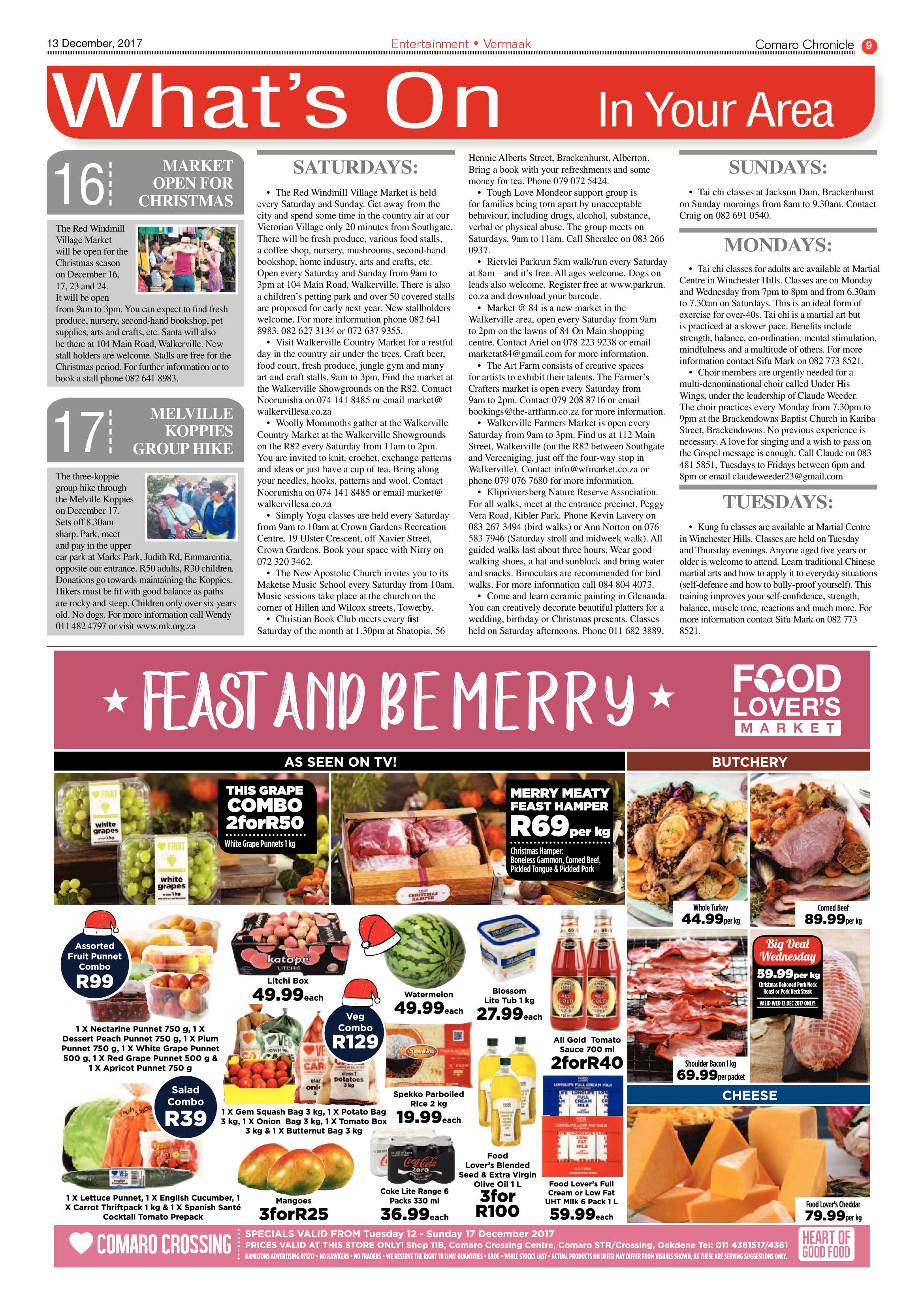 Comaro Chronicle News 13 December 2017 page 9