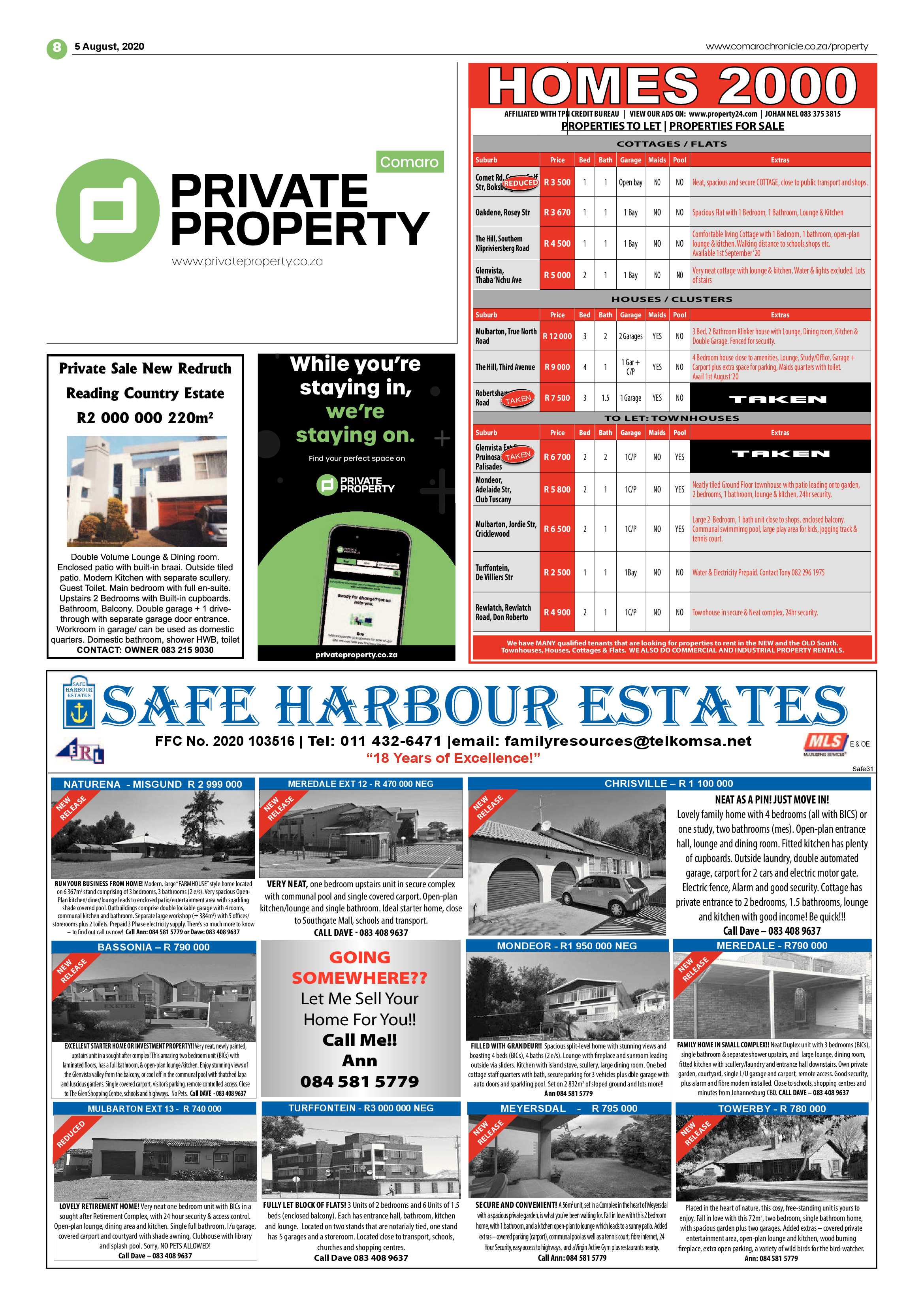 Comaro chronicle 05 August 2020 page 8