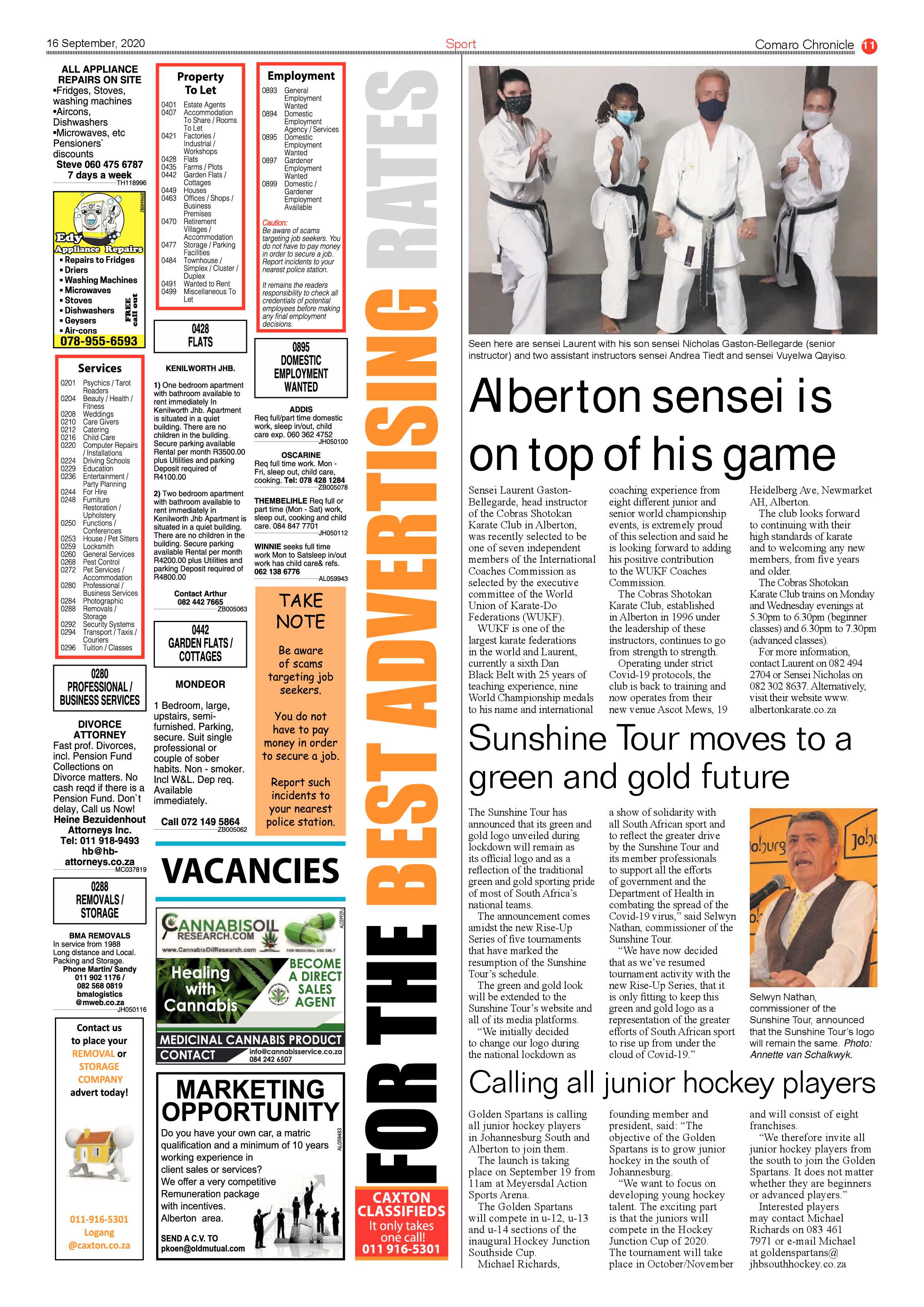 Comaro chronicle 16 September 2020 page 11