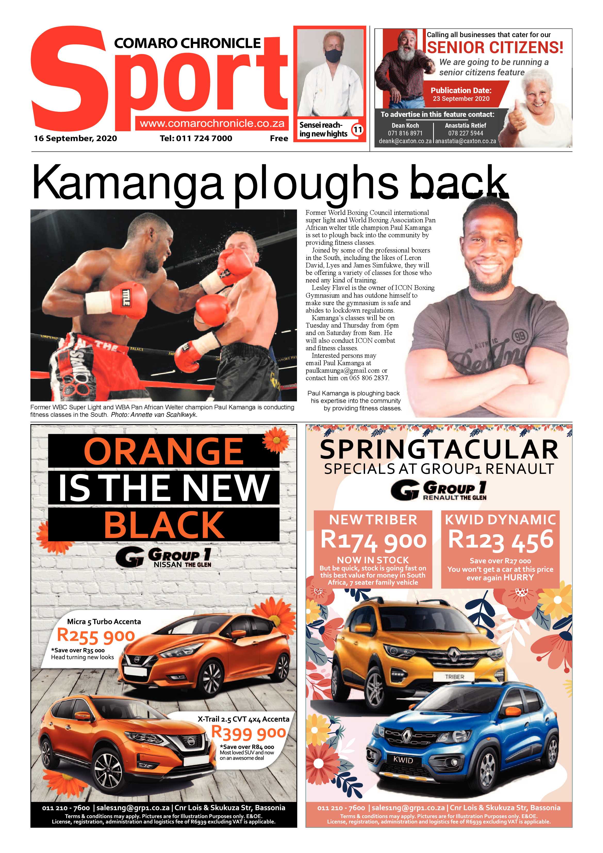 Comaro chronicle 16 September 2020 page 12
