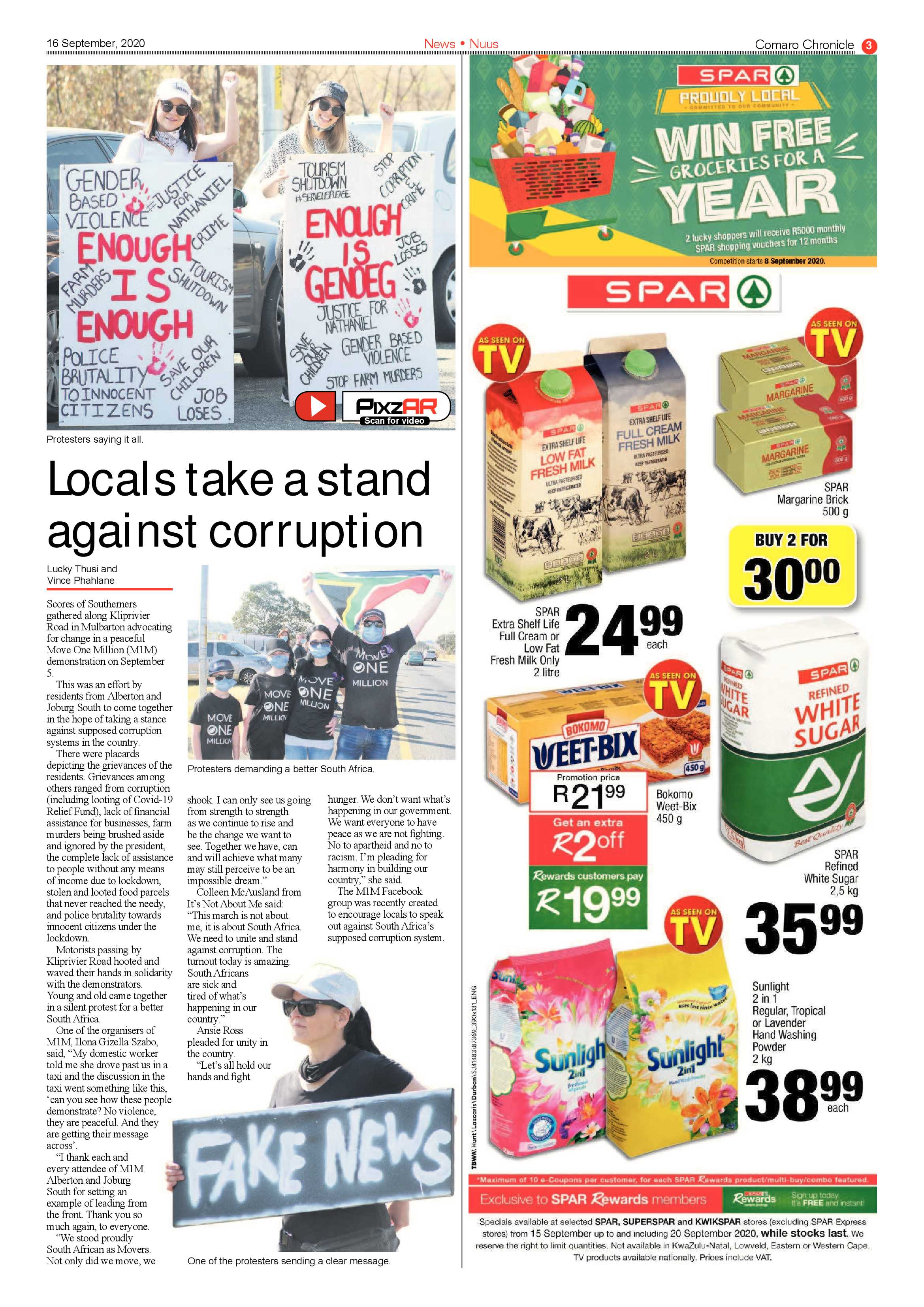 Comaro chronicle 16 September 2020 page 3