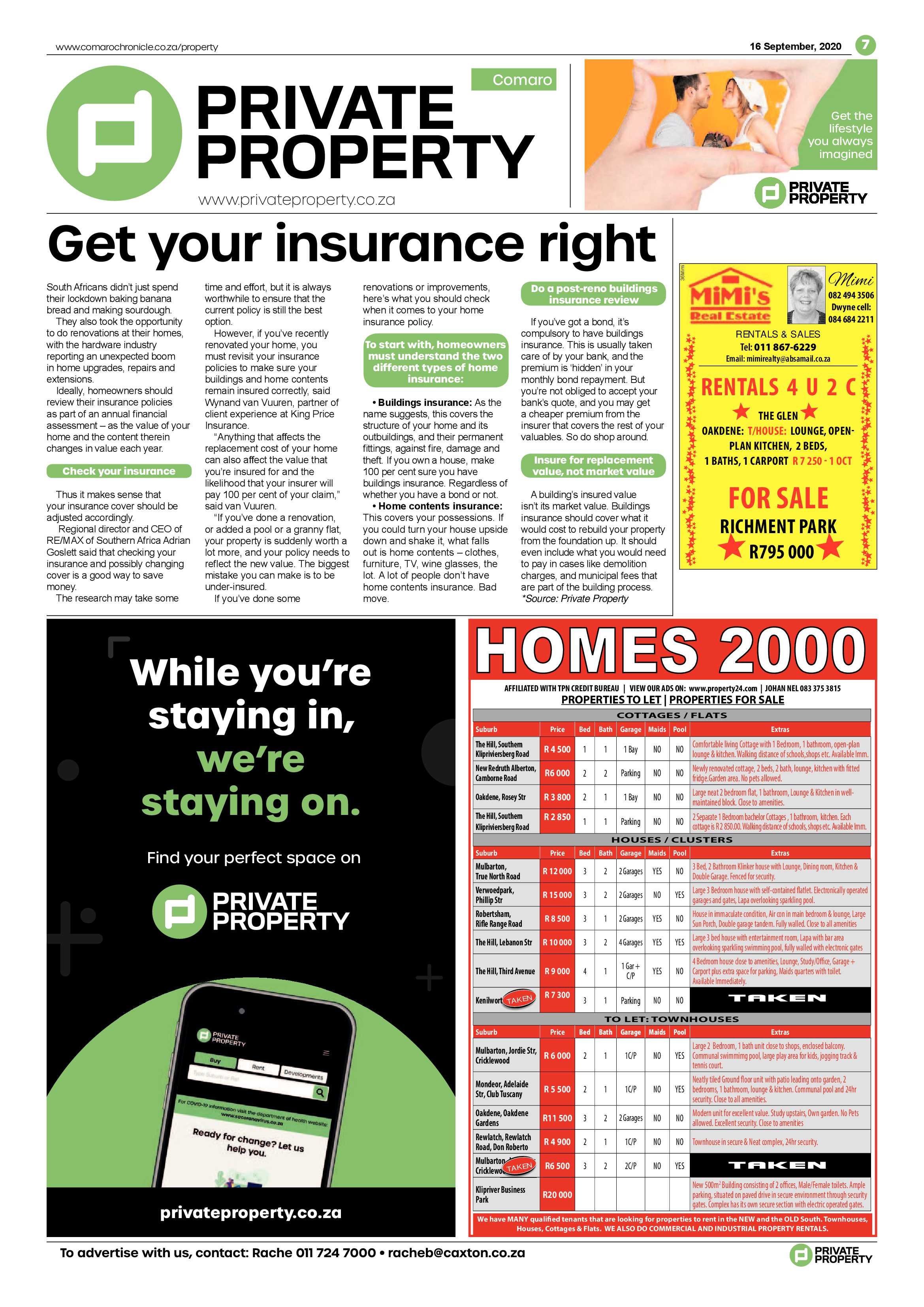 Comaro chronicle 16 September 2020 page 7