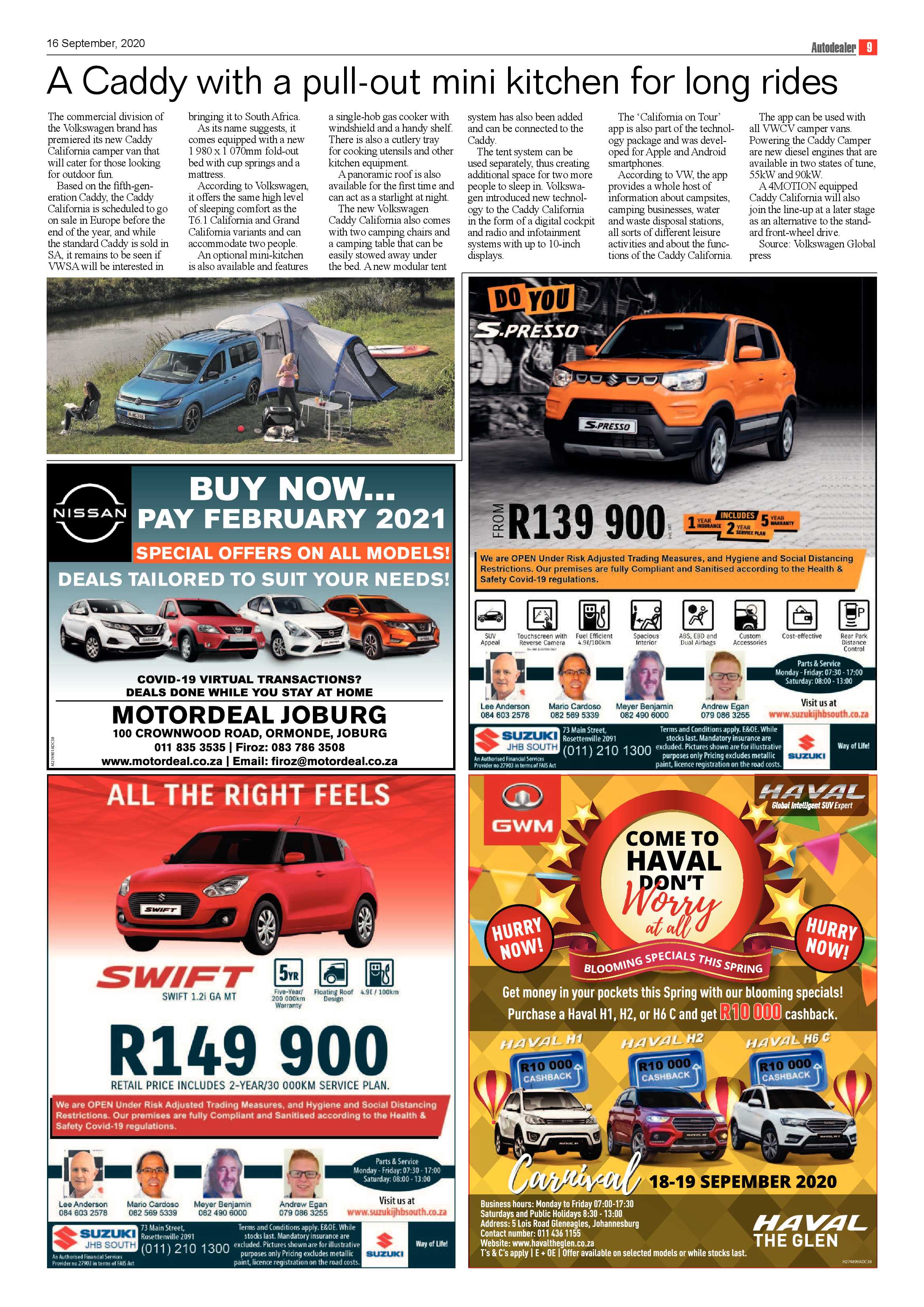 Comaro chronicle 16 September 2020 page 9