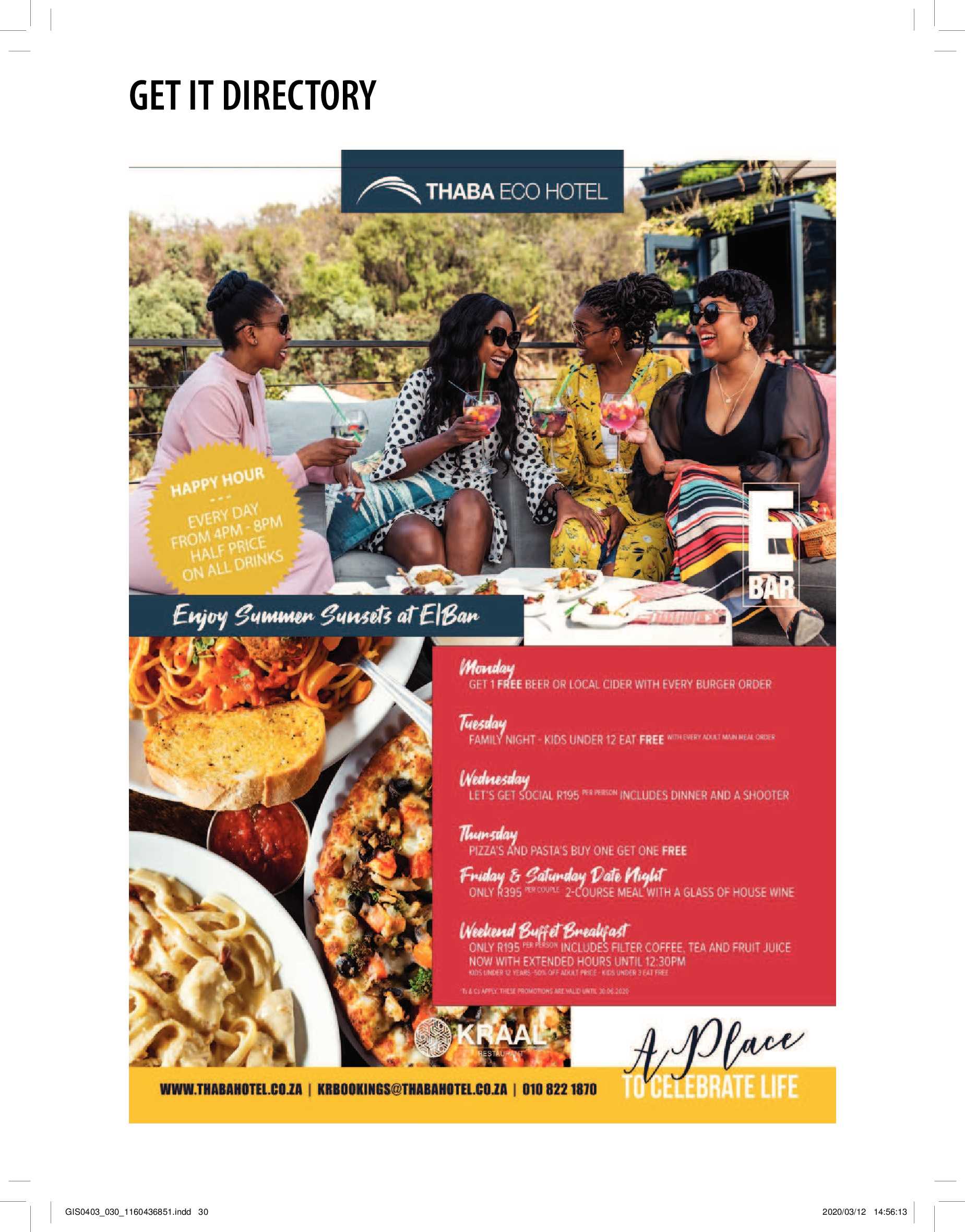 Get It Joburg South April 2020 page 30