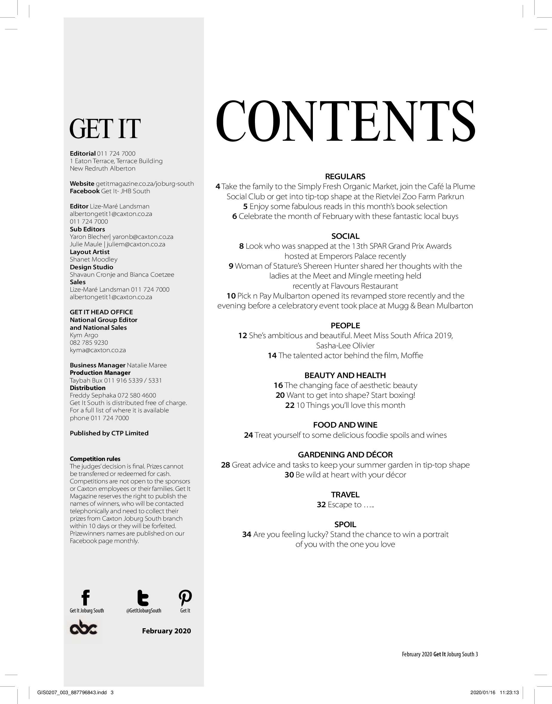 Get It Joburg South February 2020 page 3