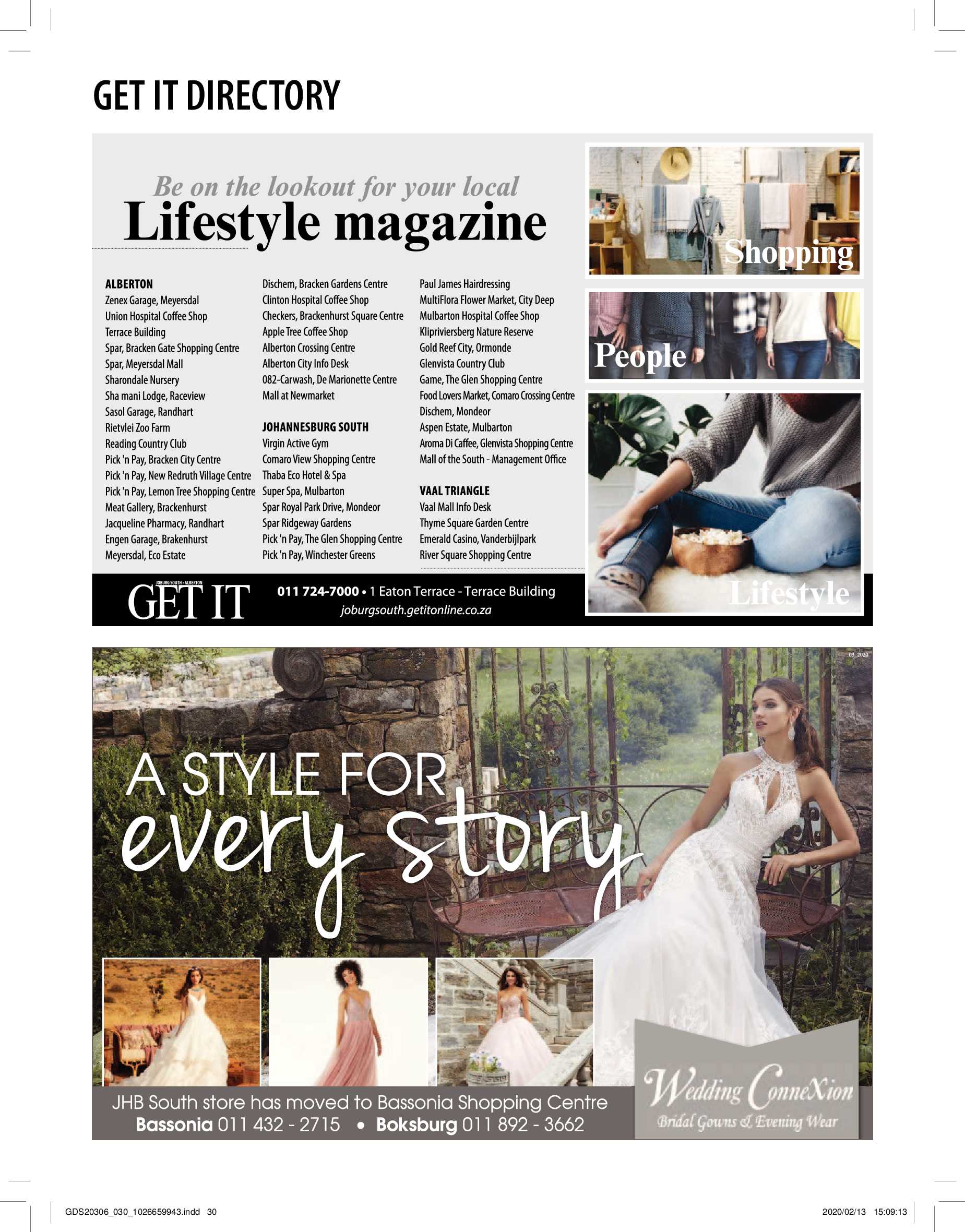 Get It Joburg South March 2020 page 30