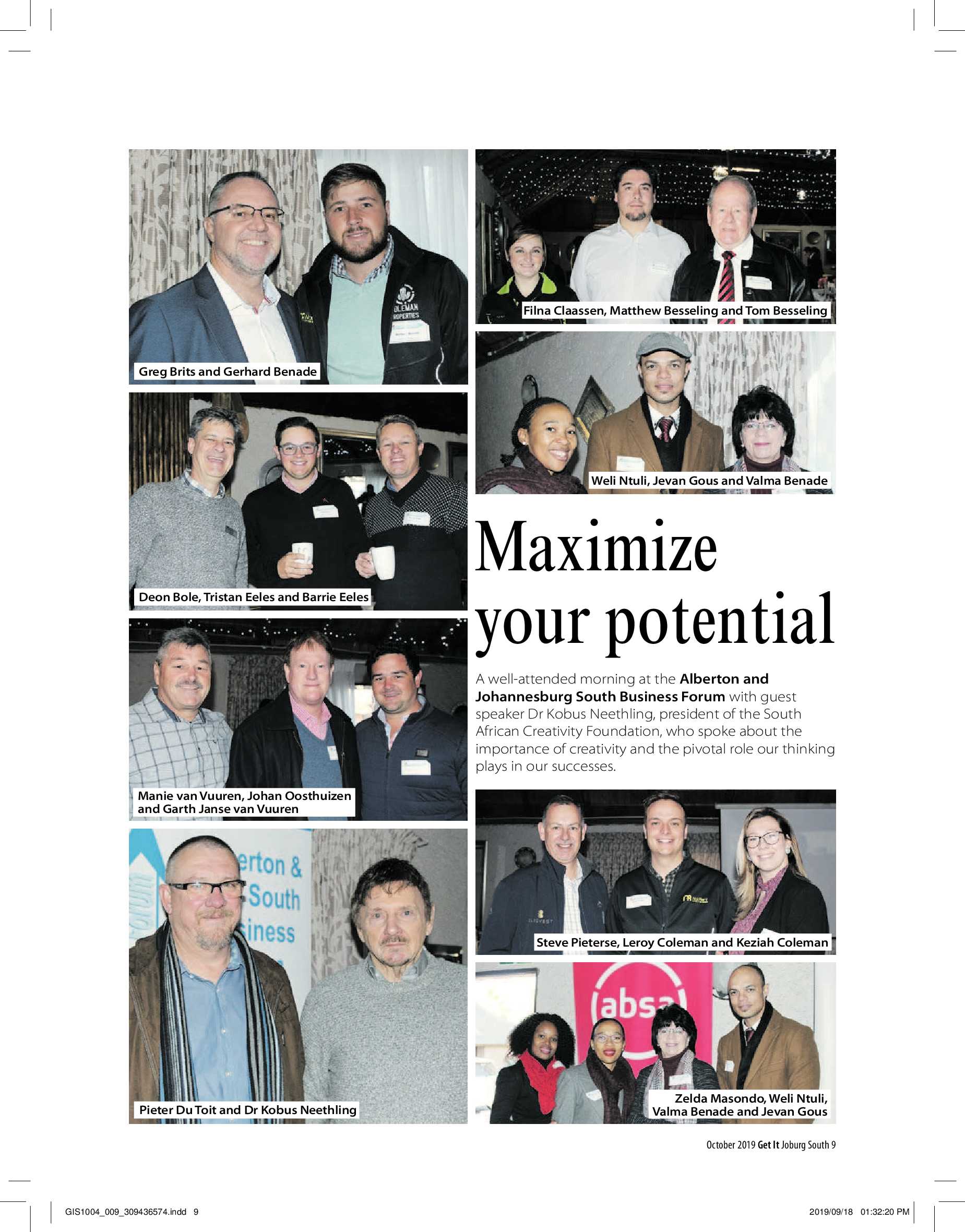 Get It Joburg South OCTOBER 2019 page 9